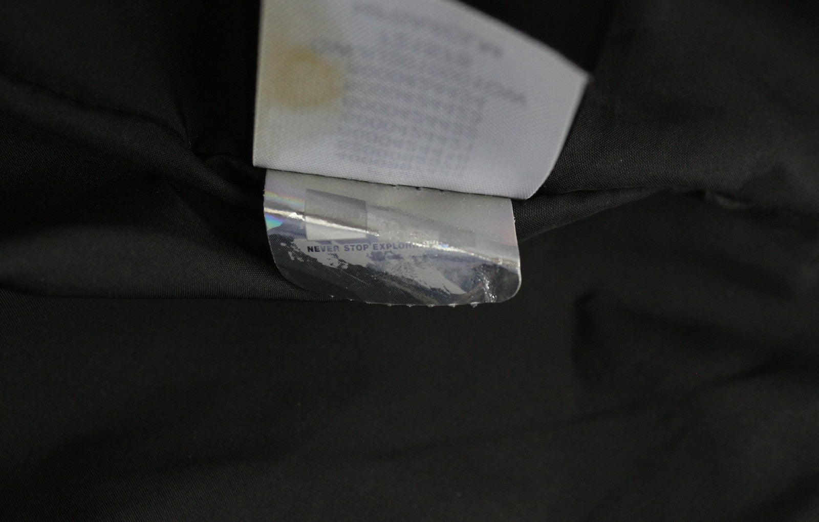 THE NORTH FACE Men Jacket M Black Windwall Neck Snap Buttons Lightweight