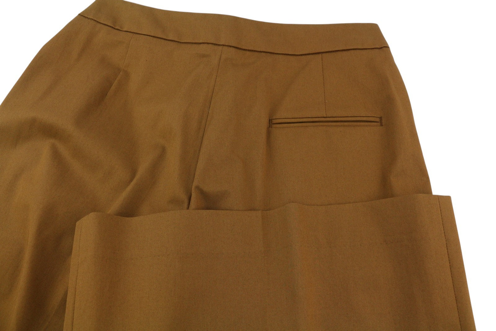 PT TORINO Mia Women Trousers 42 W28 Brown Flared Leg Ankle Length Floral Print