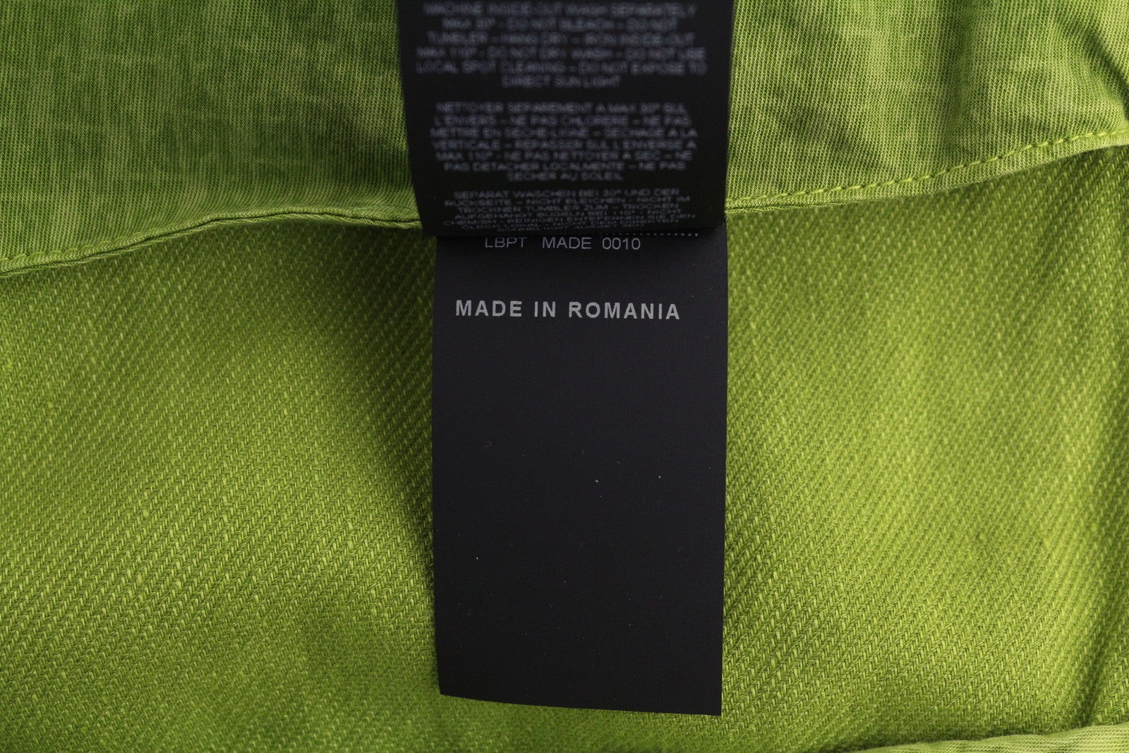 PT TORINO Zoe Women Trousers 40 W30 Green Cargo High Waist Linen Blend Tapered