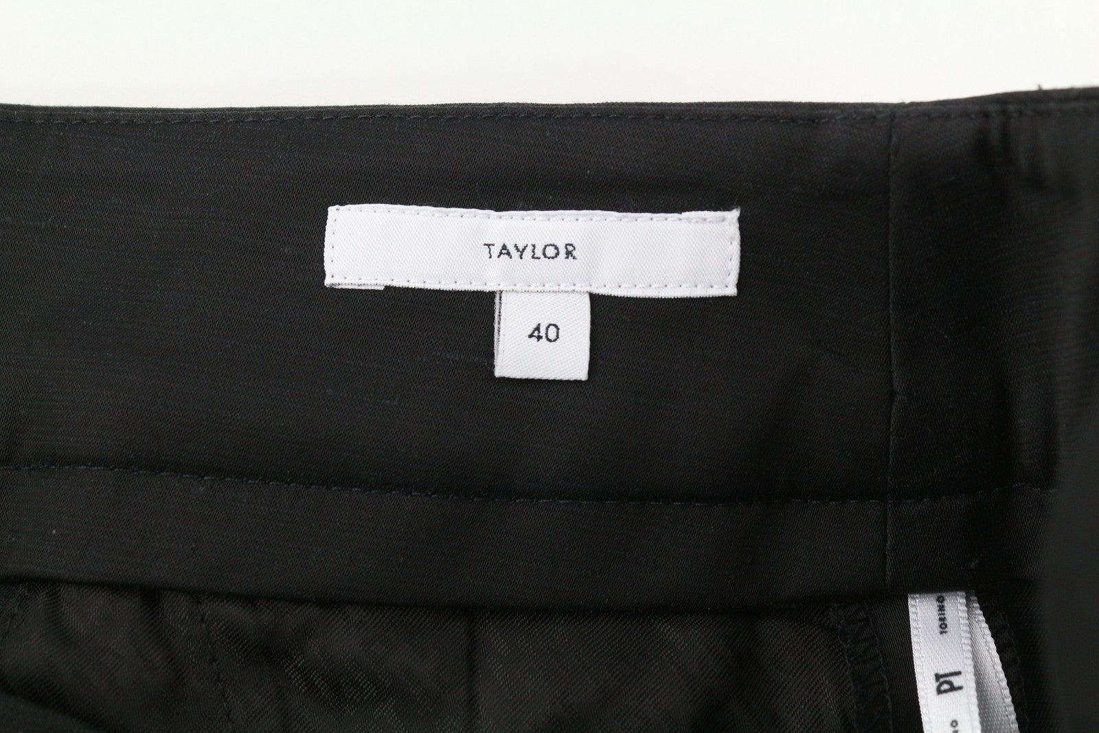 PT TORINO Taylor Women Trousers 40 W28 Black Silk Blend High Waist Flared Leg
