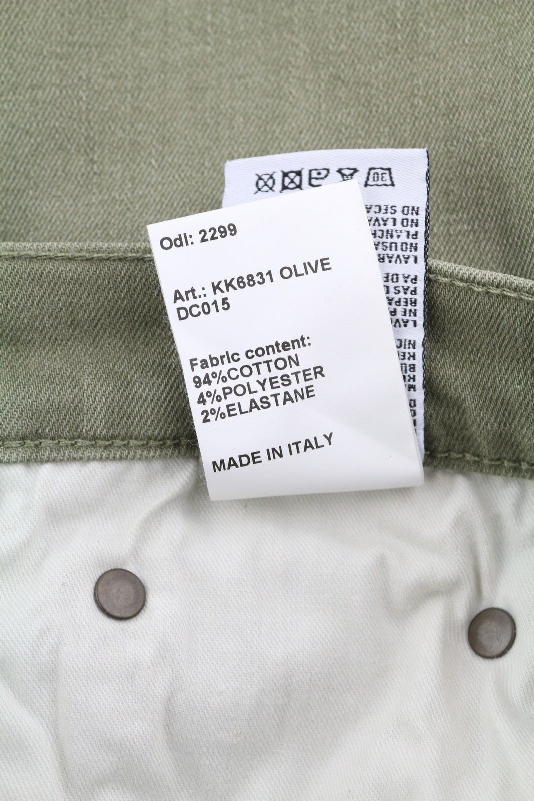 R13 Jane Women Jeans 27 Loose Straight High Waist Olive Green Stretch RRP€645