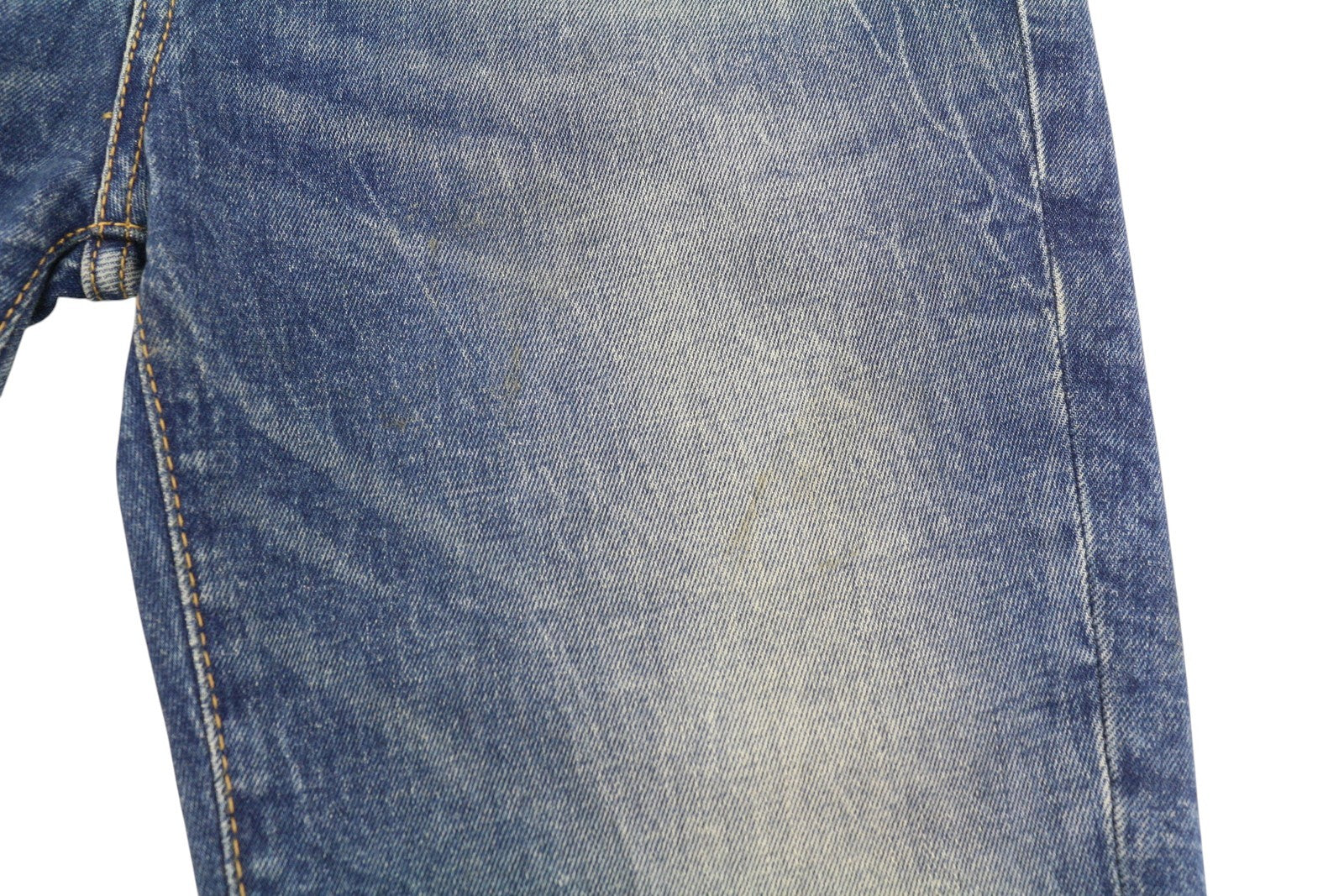 R13 Kick Women Jeans 30 Ankle Cropped Washed Blue Denim Kelly Stretch RRP€650