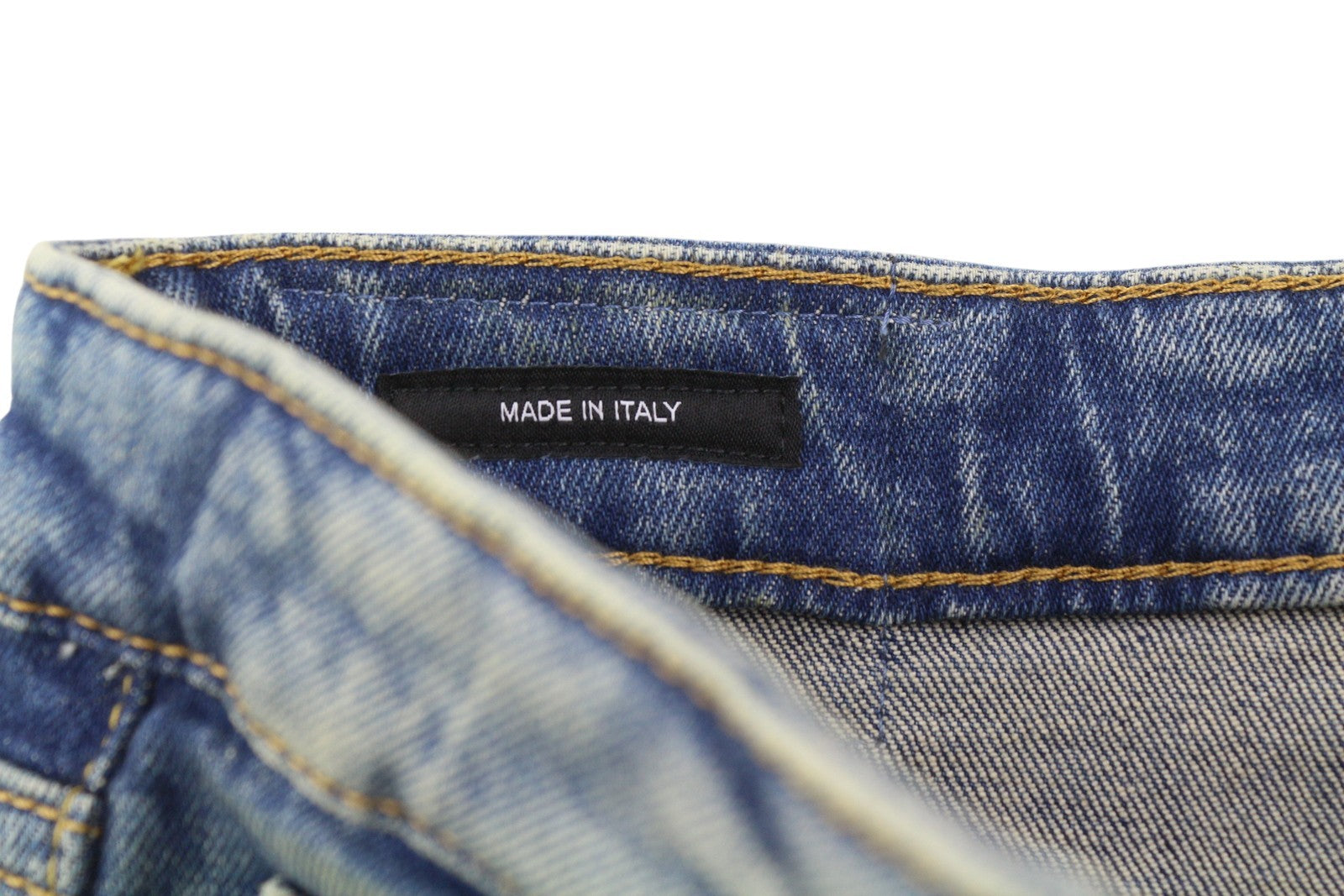 R13 Kick Women Jeans 30 Ankle Cropped Washed Blue Denim Kelly Stretch RRP€650