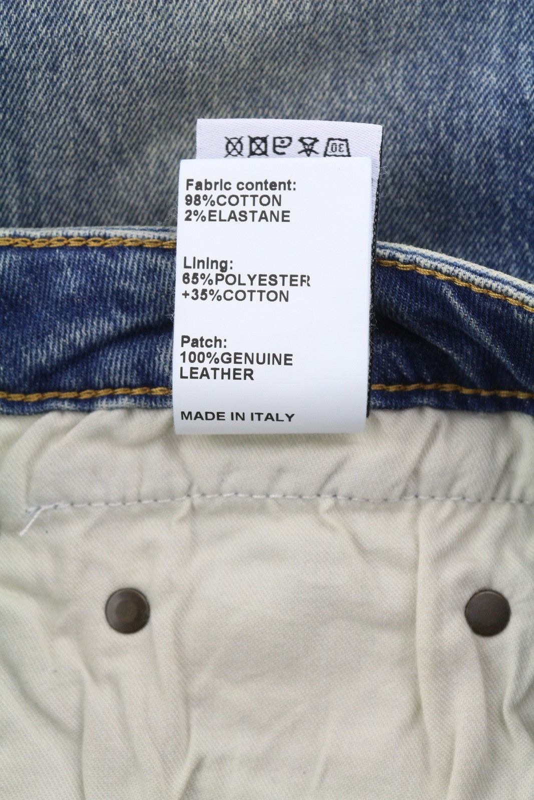 R13 Boy Straight Women Jeans 26 Ankle Cropped Washed Blue Kelly Stretch RRP€645