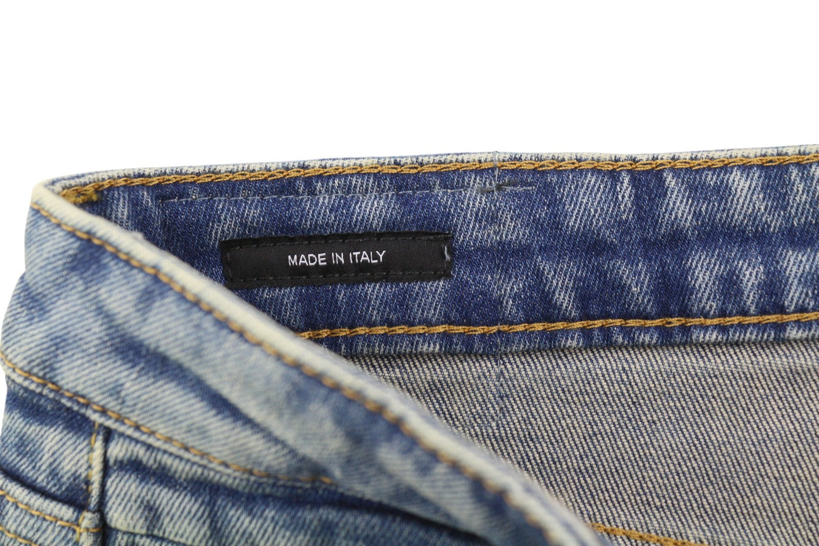 R13 Boy Straight Women Jeans 26 Ankle Cropped Washed Blue Kelly Stretch RRP€645