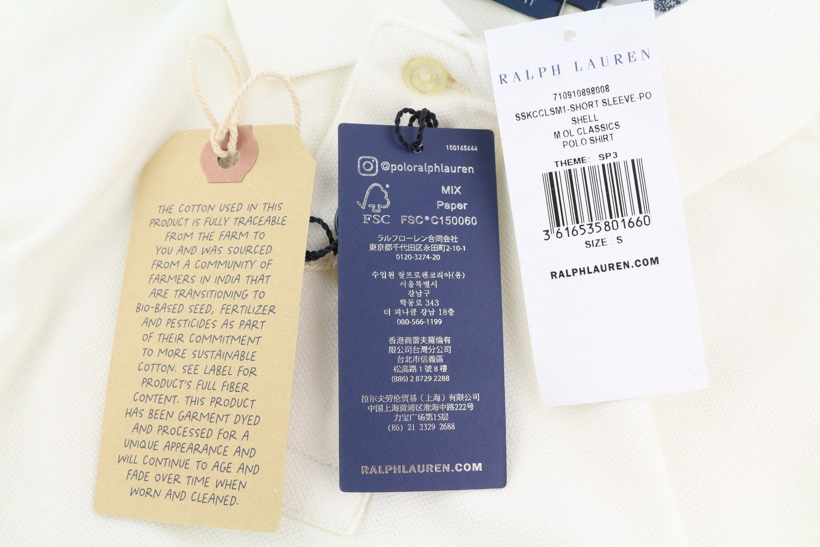 RALPH LAUREN Classic Fit Men T-Shirt S Short Sleeve Embroidered Polo RRP$211