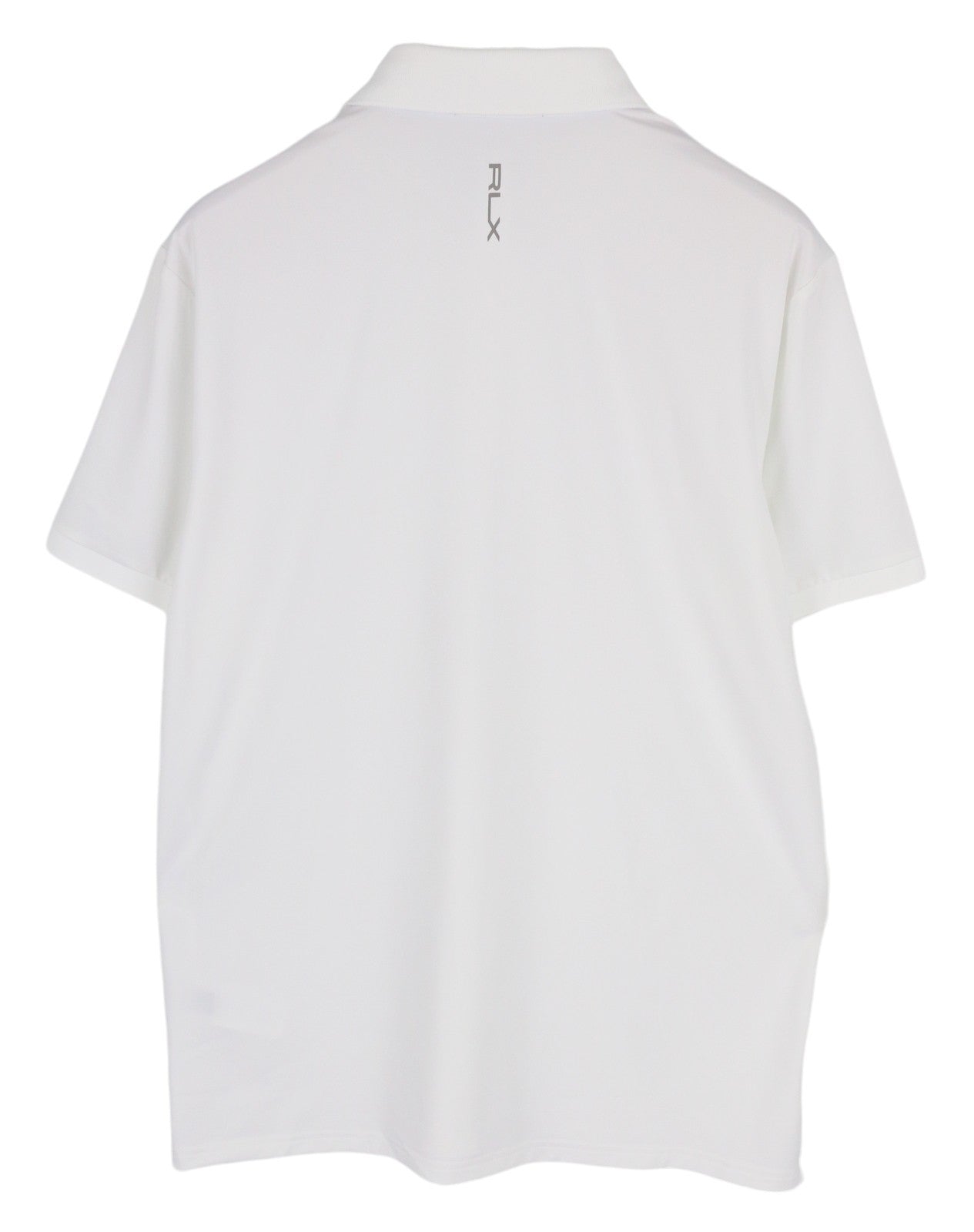 RLX RALPH LAUREN Golf Men T-Shirt L White Jersey Tailored Wicking Polo