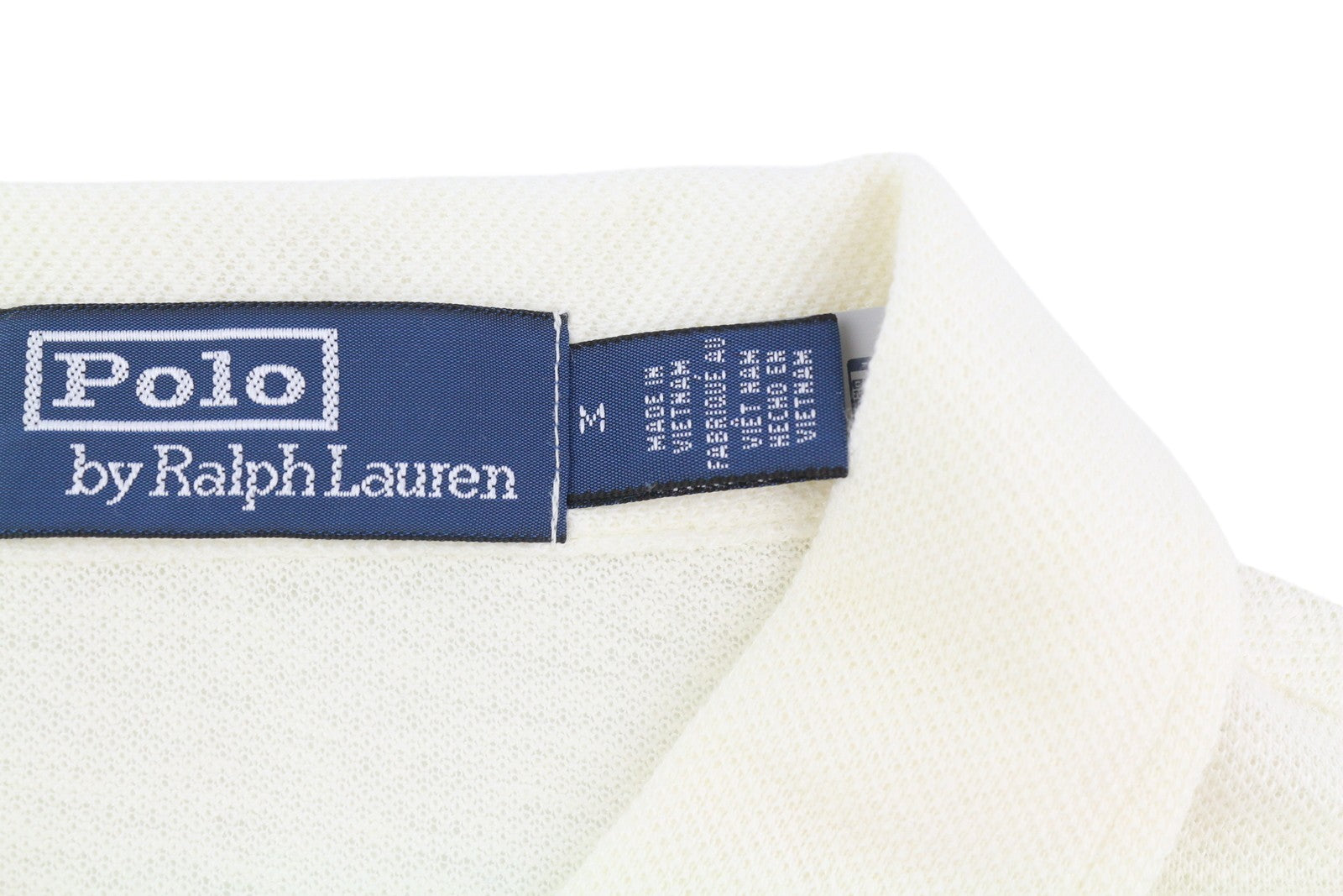 RALPH LAUREN Men T-Shirt M White Polo Short Sleeve Embroidered RRP$223