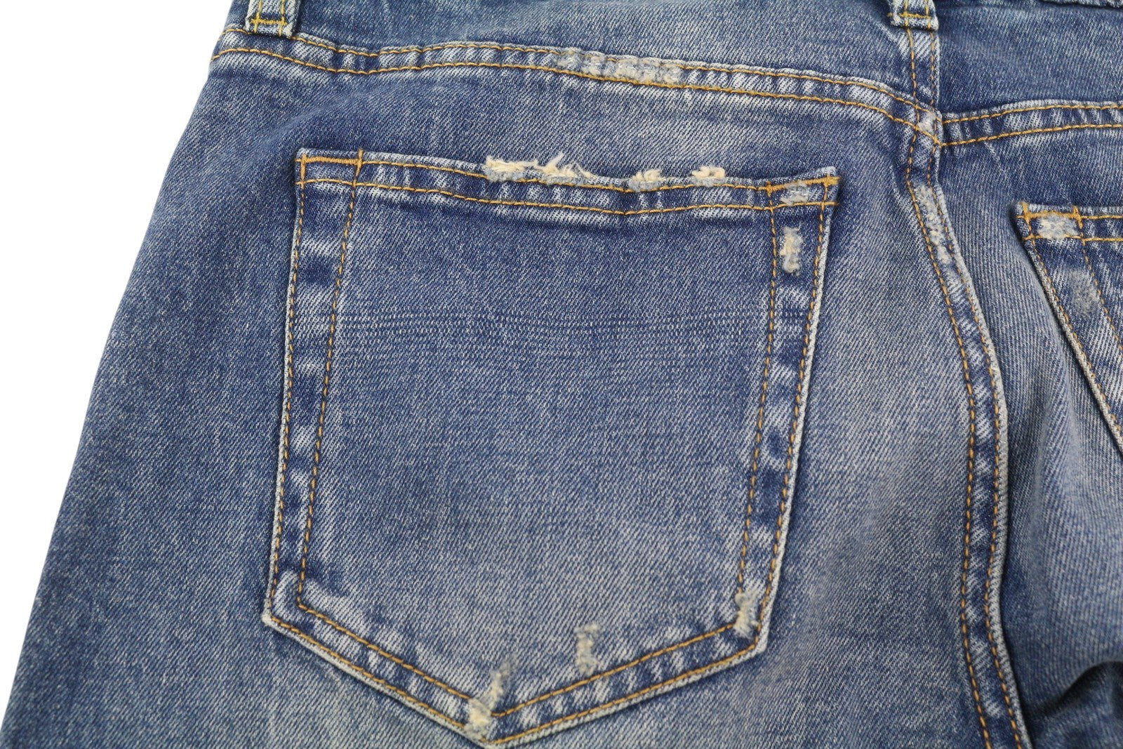 R13 Boy Straight Women Jeans 26 Cropped Ankle Washed Bue Kelly Stretch RRP€645