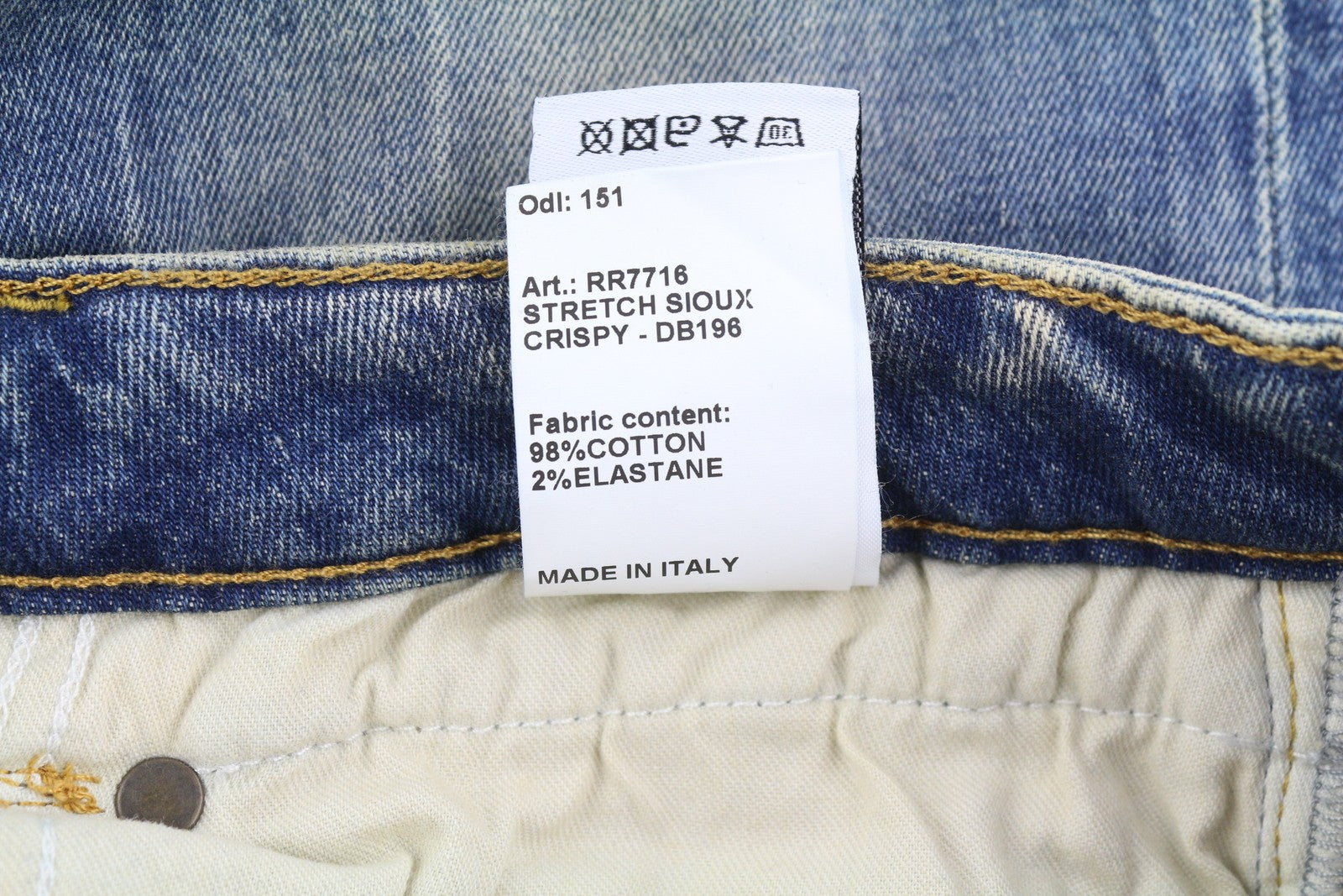 R13 Boy Straight Women Jeans 27 Washed Ankle Length Blue Kelly Stretchy RRP€645