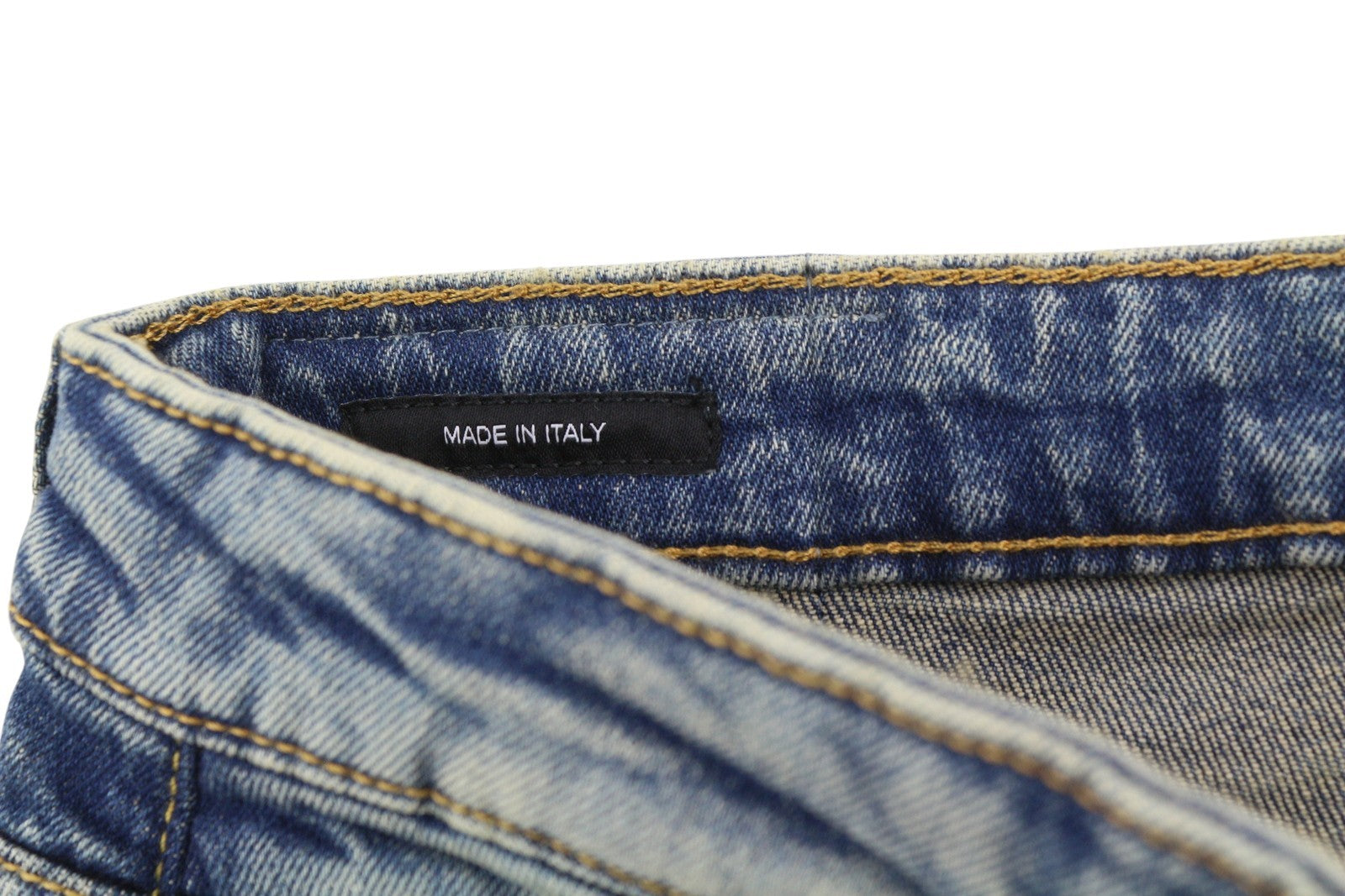 R13 Boy Straight Women Jeans 27 Washed Ankle Length Blue Kelly Stretchy RRP€645