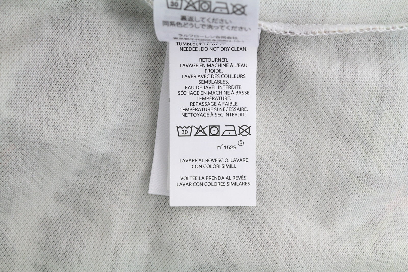 RALPH LAUREN Custom Slim Fit Men T-Shirt M Palm Print Short Sleeved Polo RRP€173