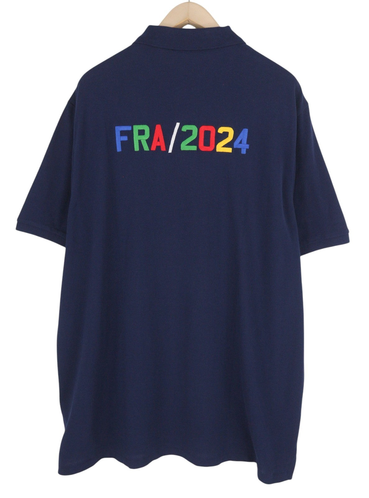 RALPH LAUREN Classic Fit Men T-Shirt 2XL Blue Short Sleeve Embroidered Logo Polo