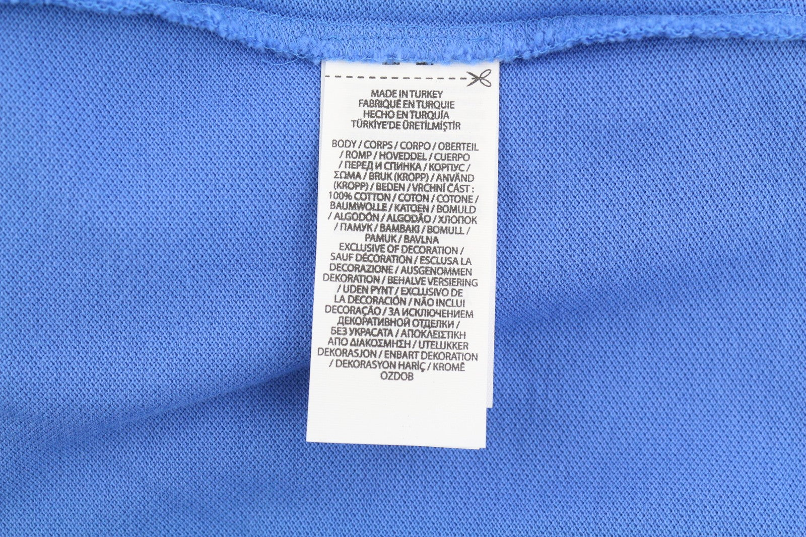 RALPH LAUREN Custom Slim Men T-Shirt 2XL Blue Short Sleeved Bear Polo RRP€179