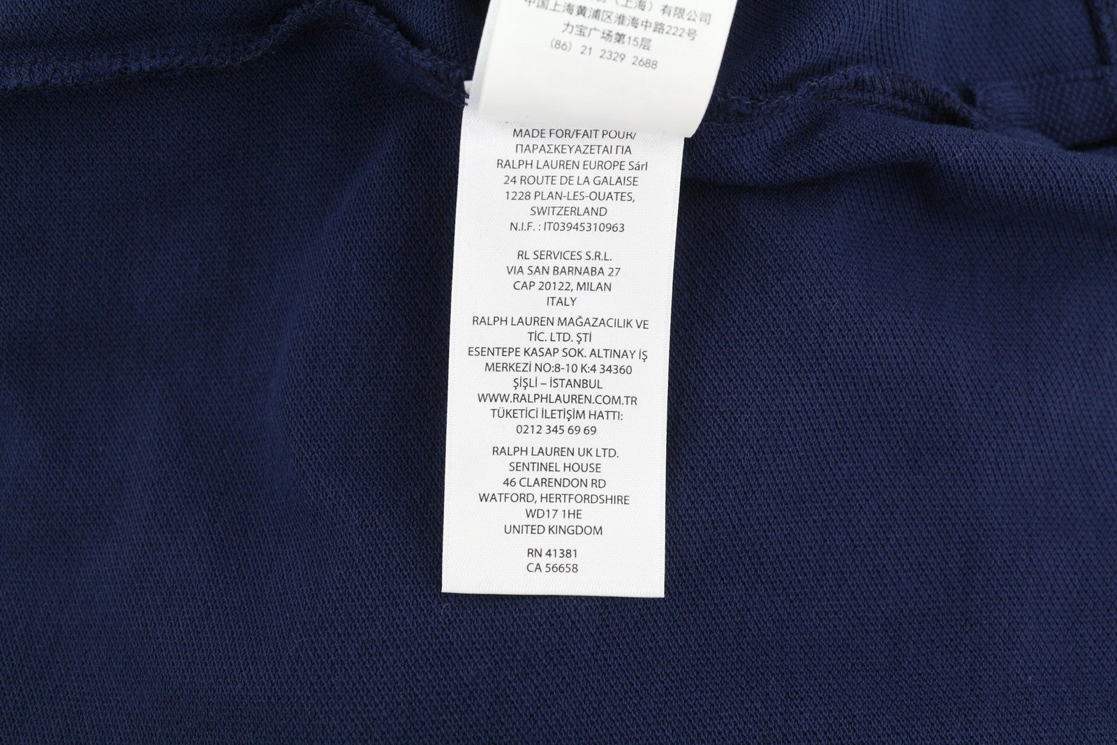 RALPH LAUREN Classic Fit Men T-Shirt S Blue Short Sleeve Embroidered Logo Polo