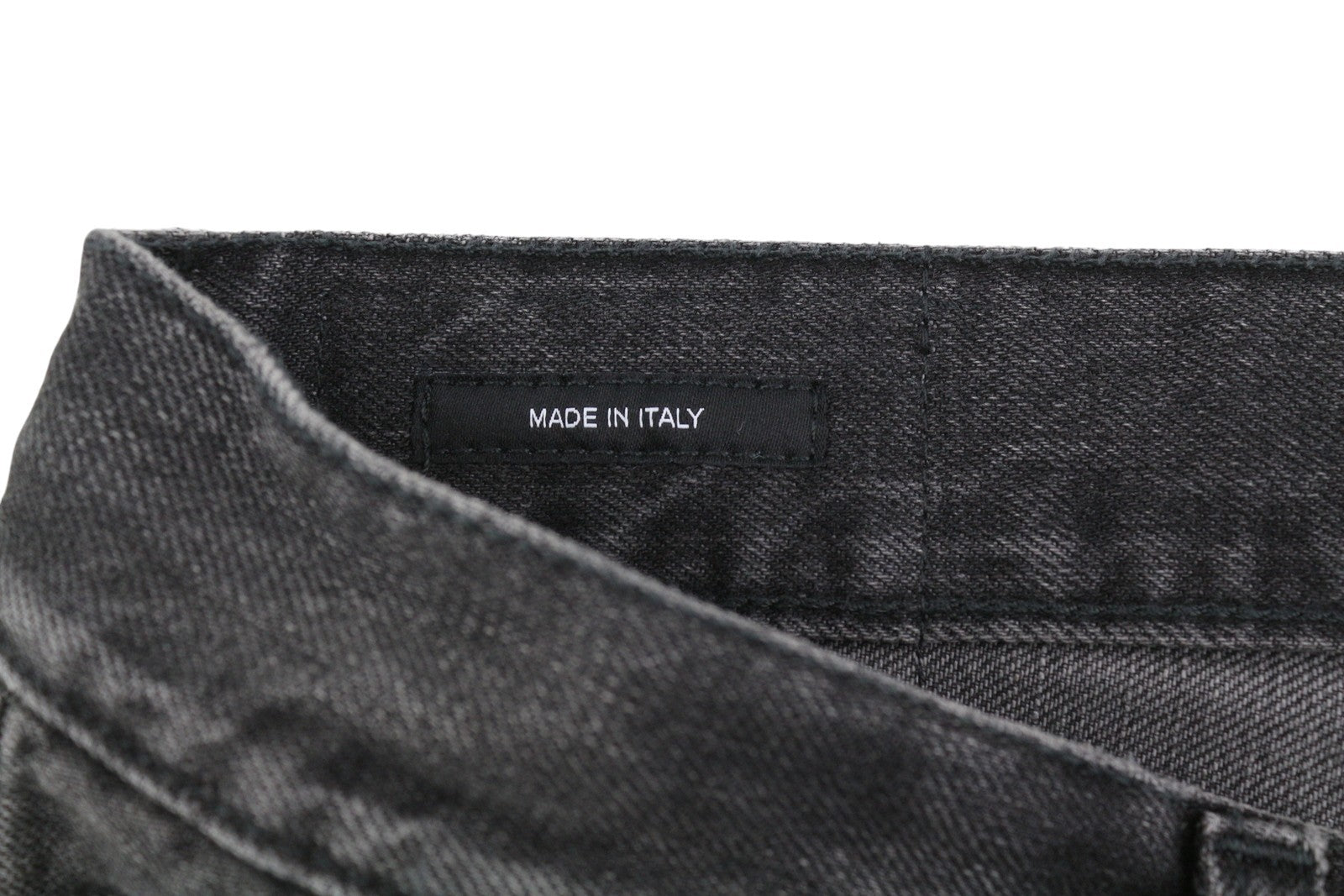 R13 Crop Wide Leg Women Jeans 26 Wilson Black Distress Ankle Washed RRP€695