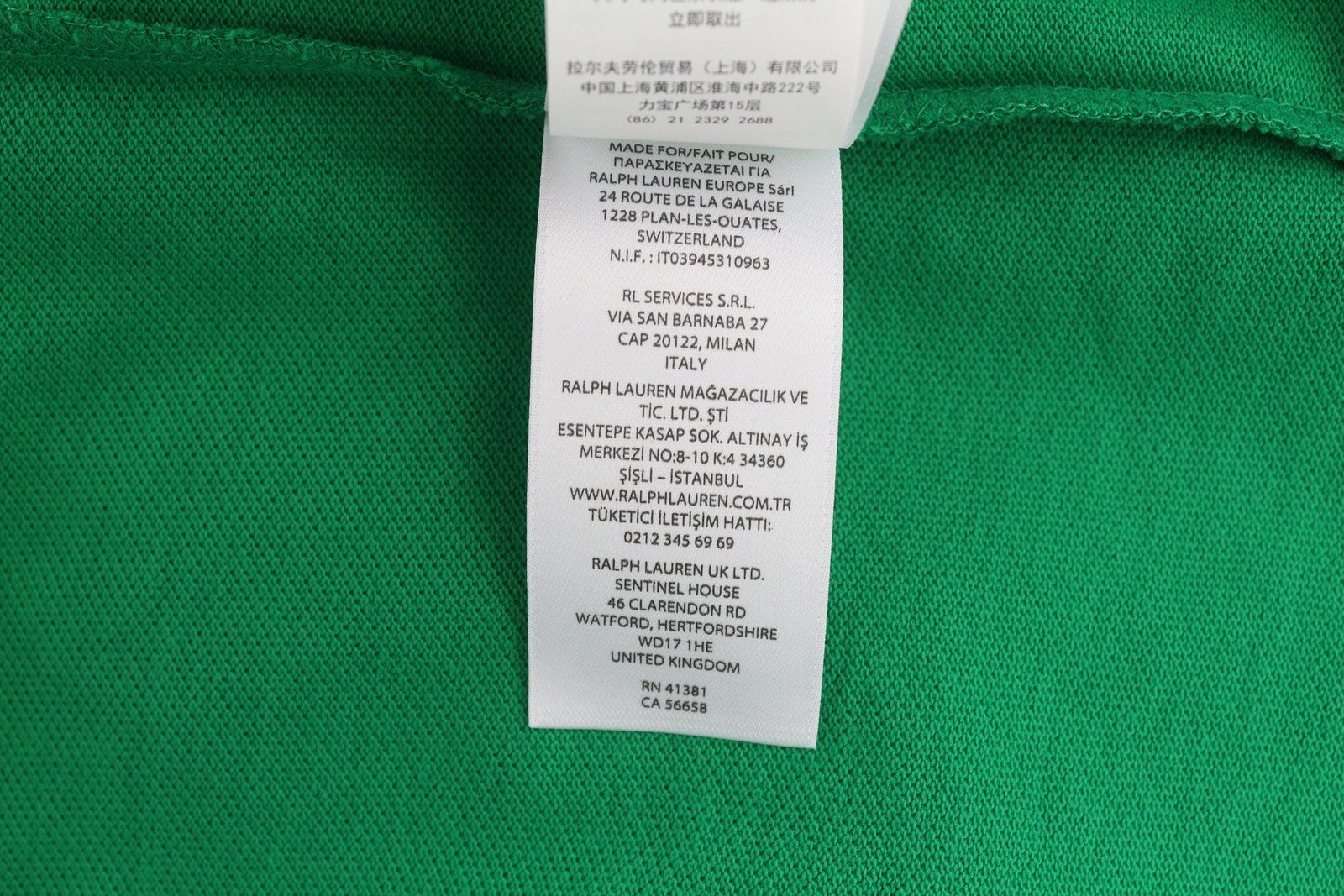 RALPH LAUREN Custom Slim Fit Men T-Shirt M Green Short Sleeved Polo RRP€125