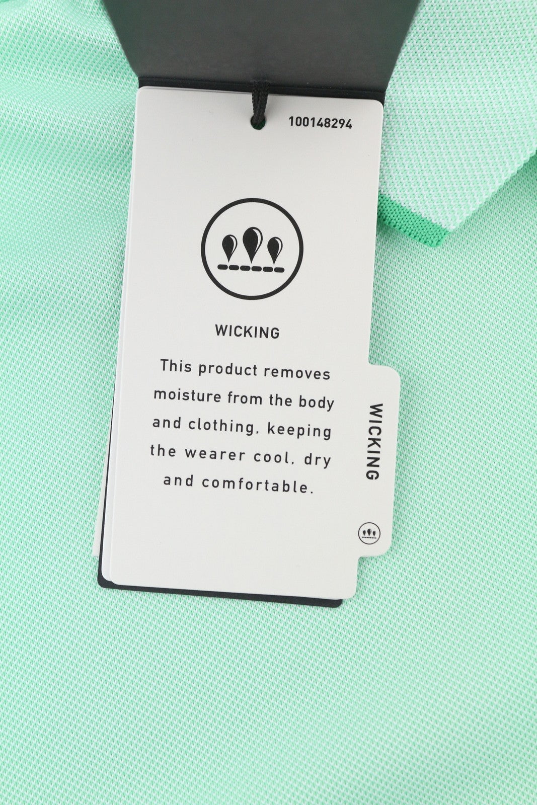 RLX RALPH LAUREN Golf Men T-Shirt L Green Short Sleeve Polo Neck Logo Wicking