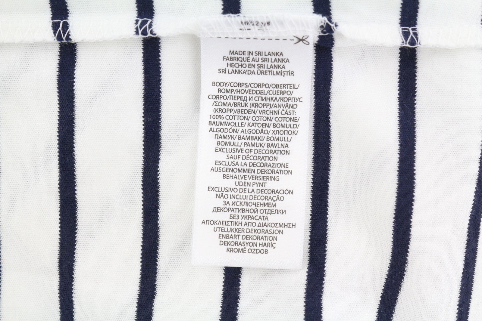 RALPH LAUREN Classic Fit Men T-Shirt M White Short Sleeve Striped Polo Neck