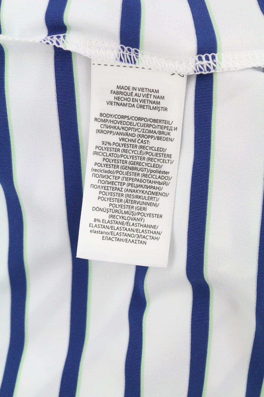 RLX RALPH LAUREN Golf Men T-Shirt XL White Striped Short Sleeve Polo Wicking