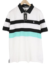 RLX RALPH LAUREN Golf Men T-Shirt 2XL White Short Sleeved Wicking Polo RRP€130