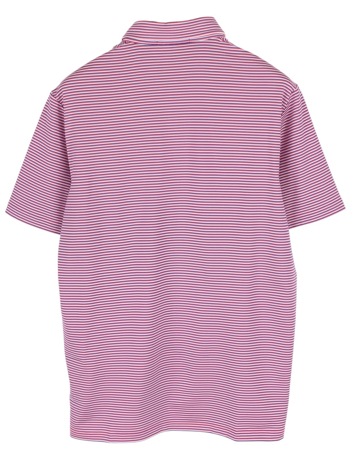 RLX RALPH LAUREN Golf Men T-Shirt M Striped Short Sleeved Polo Neck Wicking