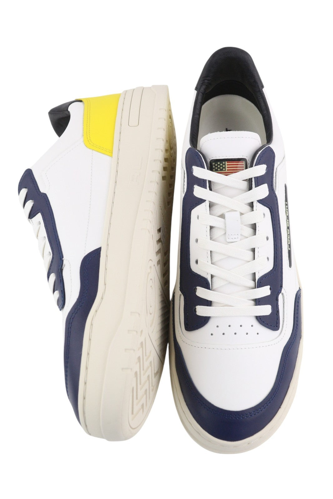 RALPH LAUREN SPORT PS 300-SK-LTL Men Sneakers EU45 Leather Trainers RRP€130