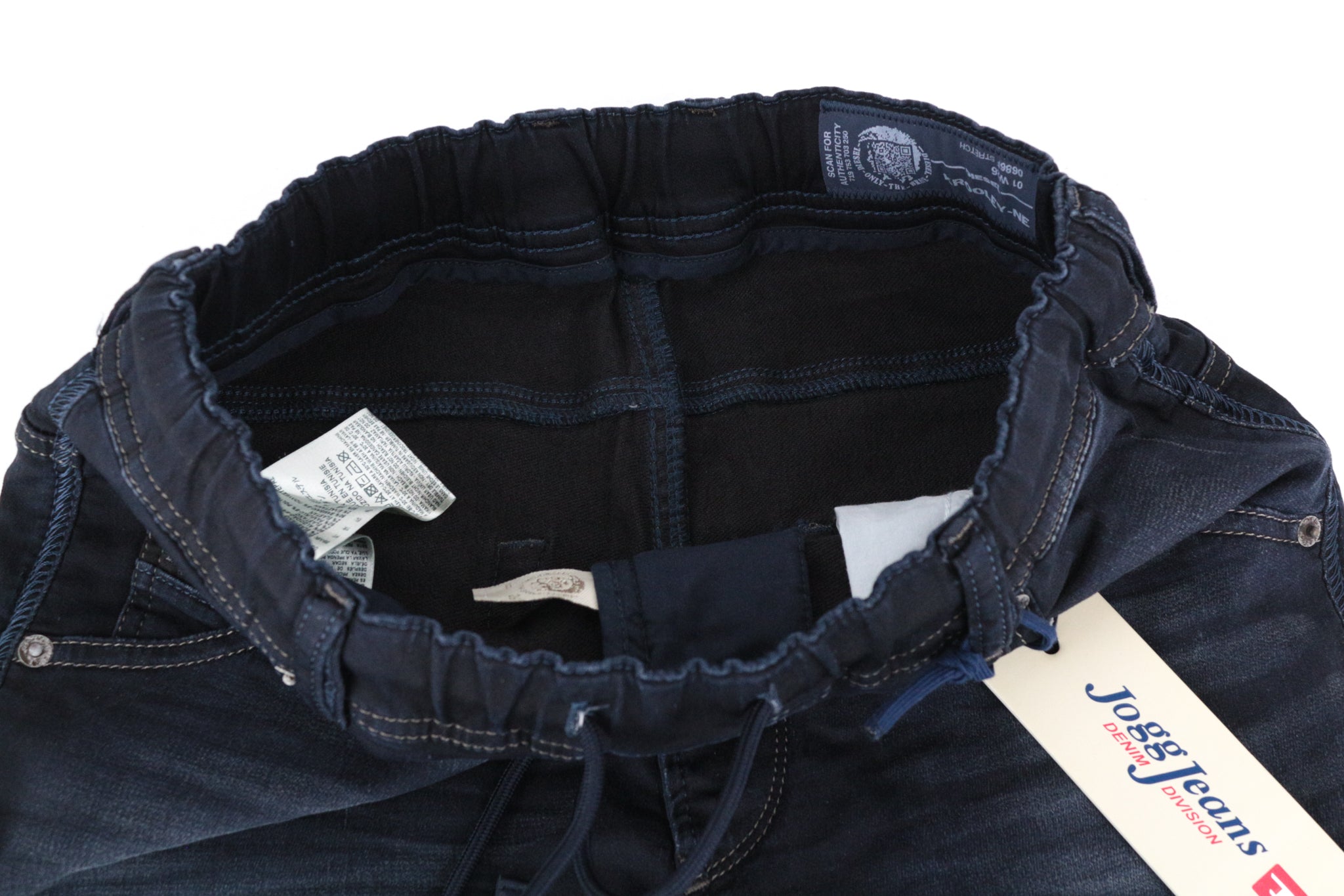 DIESEL Krooley-Ne 0686F vyriški W26 siaurėjantys Jogg sportiniai tamprūs berniukiški džinsai 