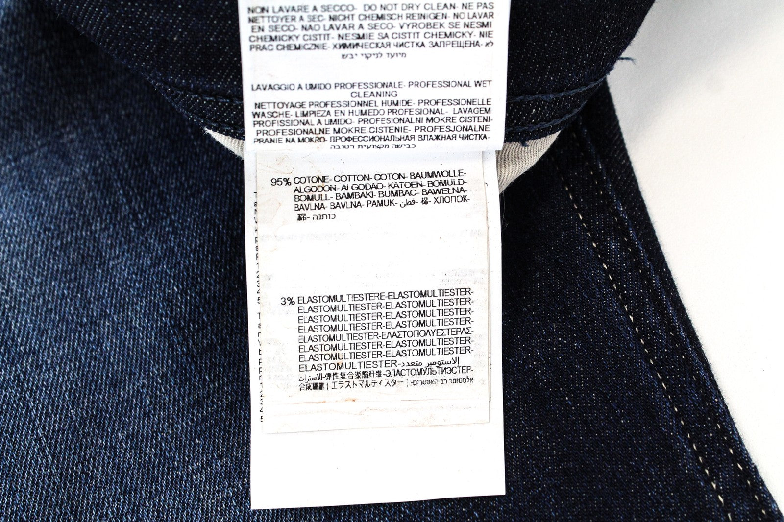 REPLAY Anbass Ice Blast Men's W30/L34 Slim Fit Stretch Faded Zip Blue Jeans