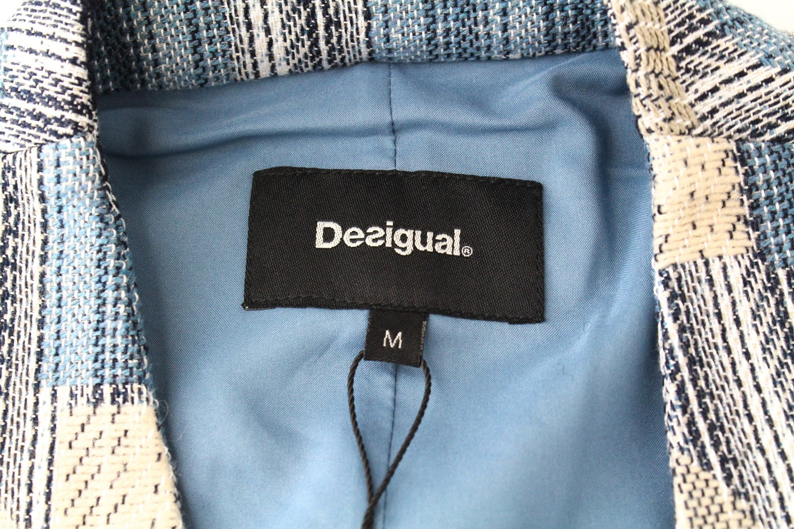 DESIGUAL Letters Women's M Abstract Logo Print Pullover Pocket Waistcoat
