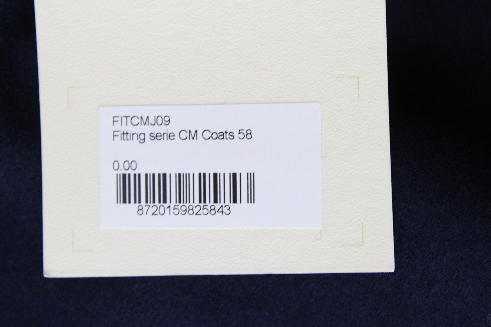 SUITSUPPLY Vicenza Men's UK48R Pure Wool Mid-Length Dark Navy Flannel Coat