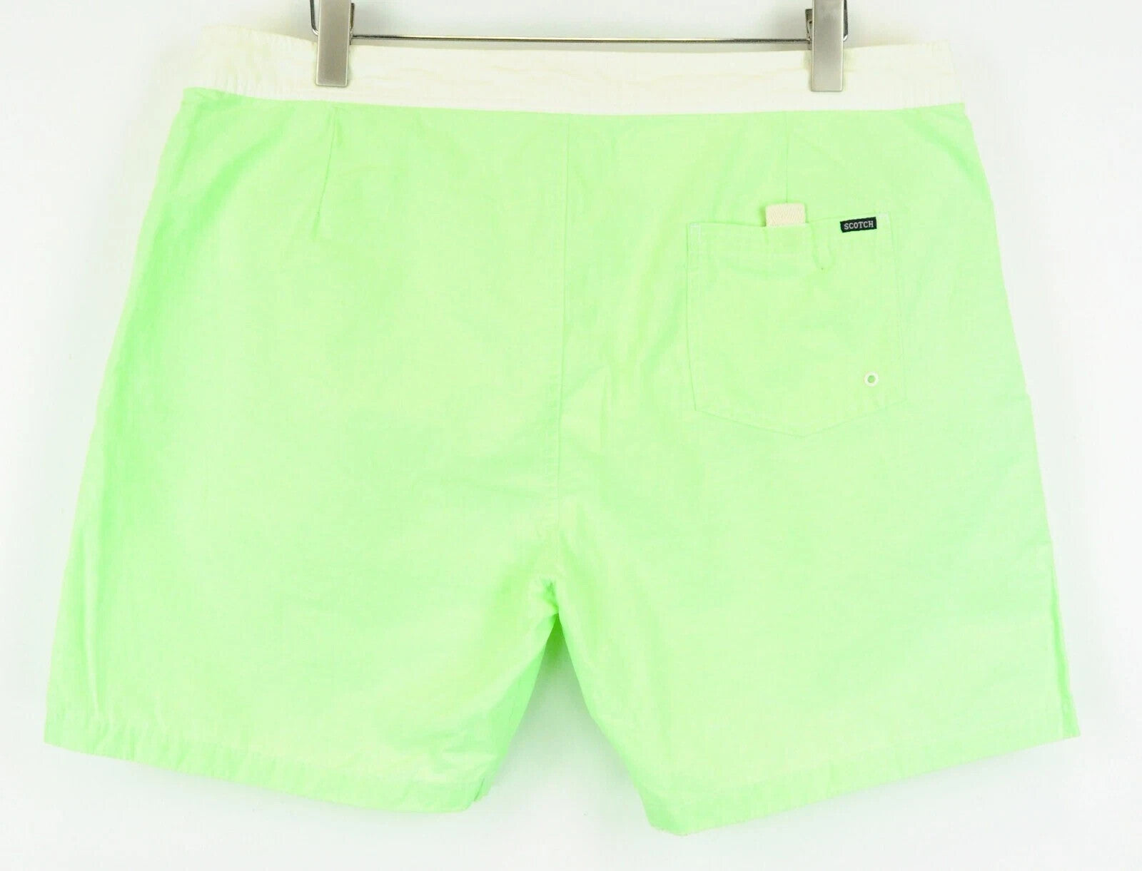 SCOTCH & SODA Summer Trunks 2XL Green Cotton Blend Pull-On Ams Couture Men