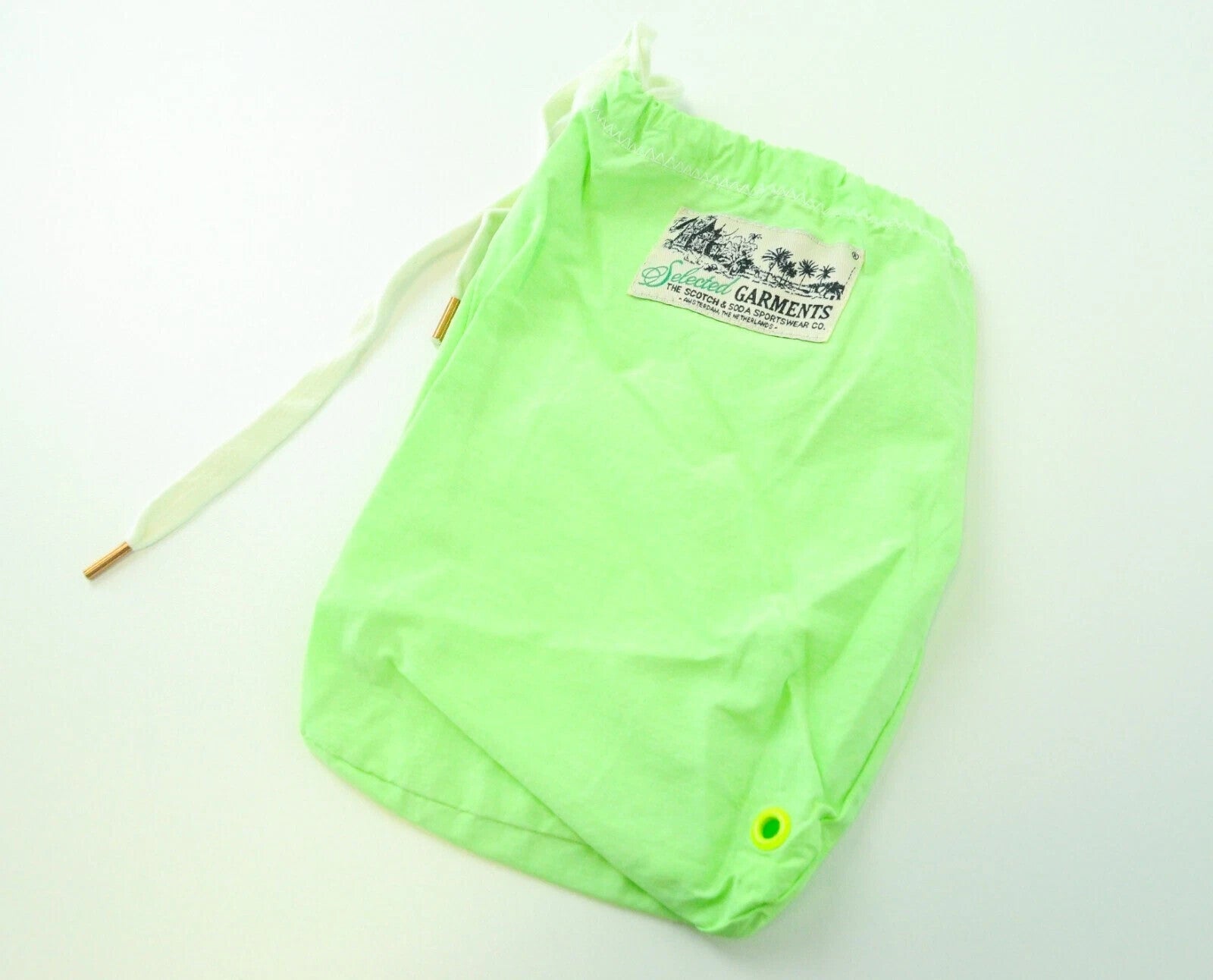 SCOTCH & SODA Summer Trunks 2XL Green Cotton Blend Pull-On Ams Couture Men