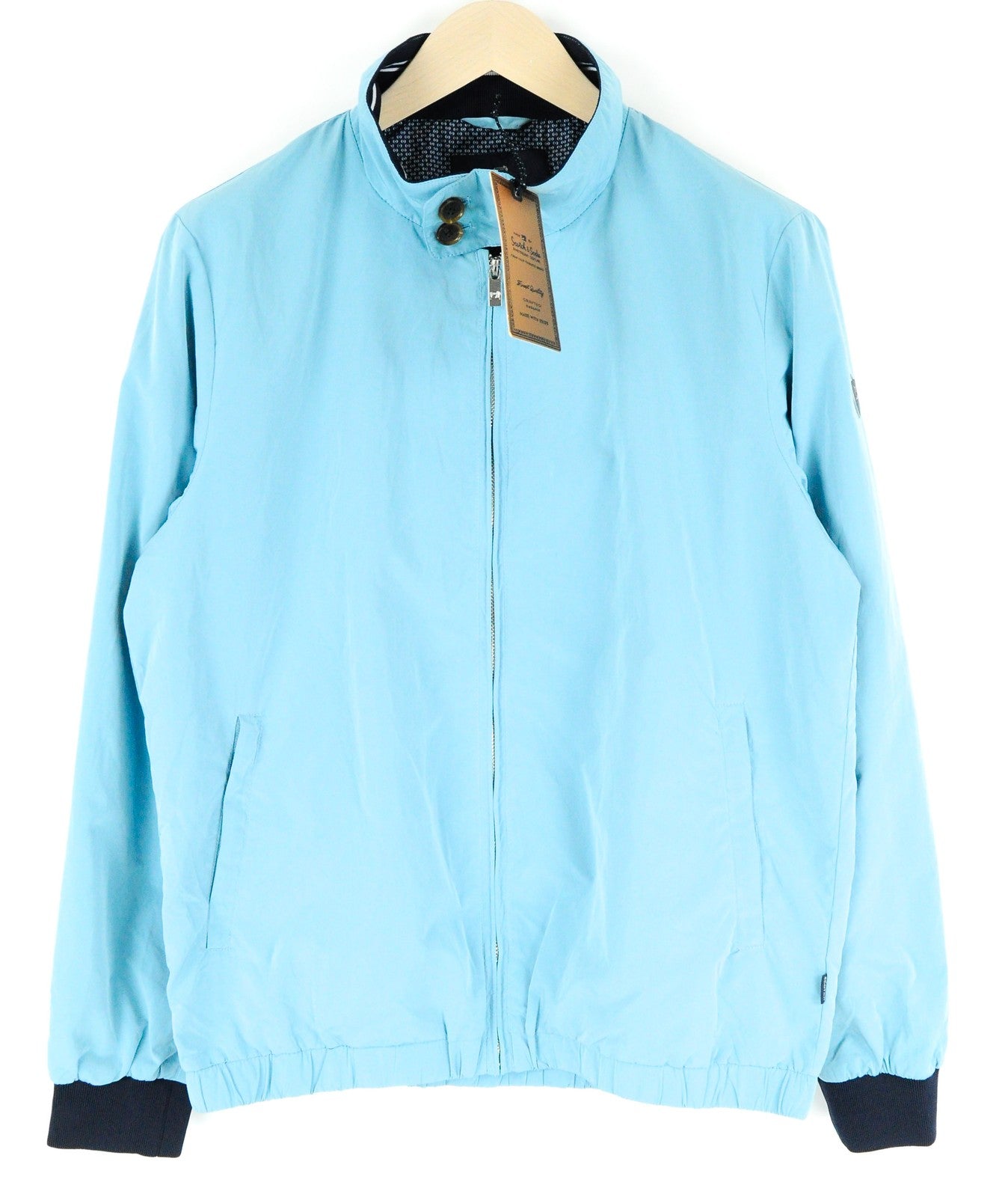 SCOTCH & SODA Men's Blue Jacket ~XL Lightweight Zipped Long Sleeve Casual