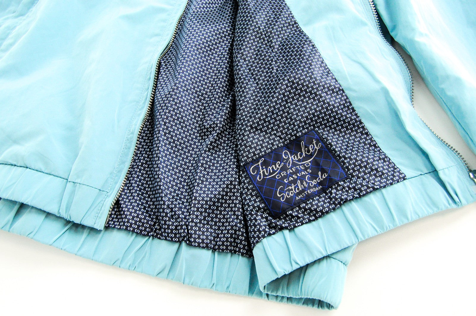 SCOTCH & SODA Men's Blue Jacket ~XL Lightweight Zipped Long Sleeve Casual