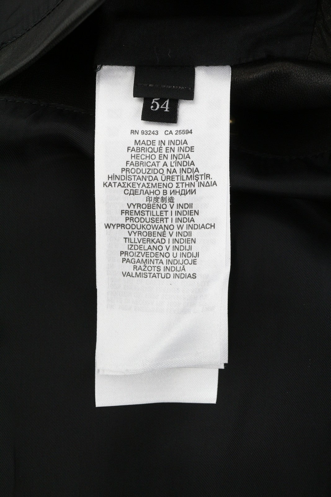 DIESEL L-Metalo Men Jacket 54 Black Sheepskin Leather Zipper Logo RRP€795