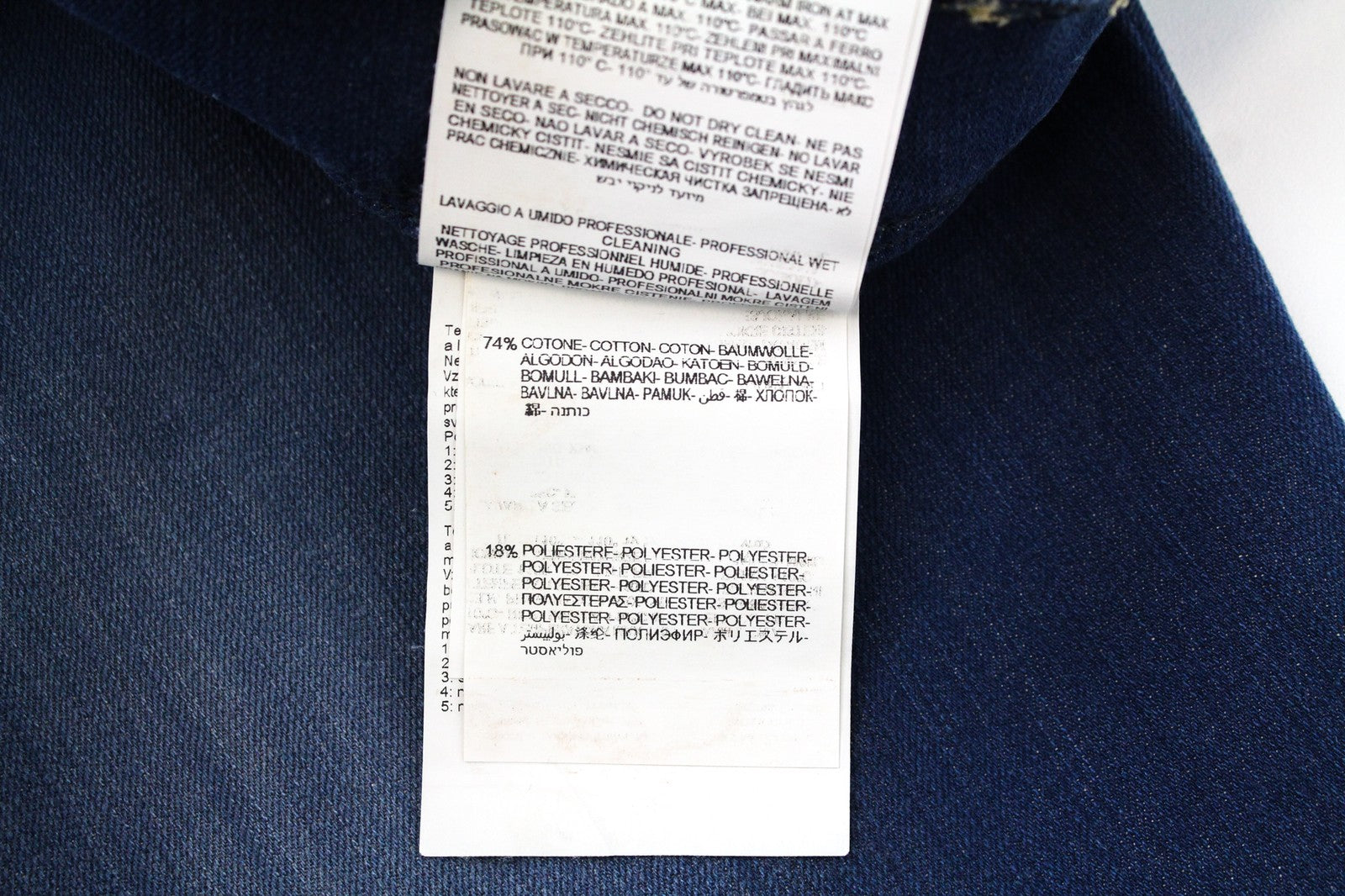 REPLAY Anbass W31/L36 Slim Fit Blue Washed Stretch Cotton 5-Pocket Jeans