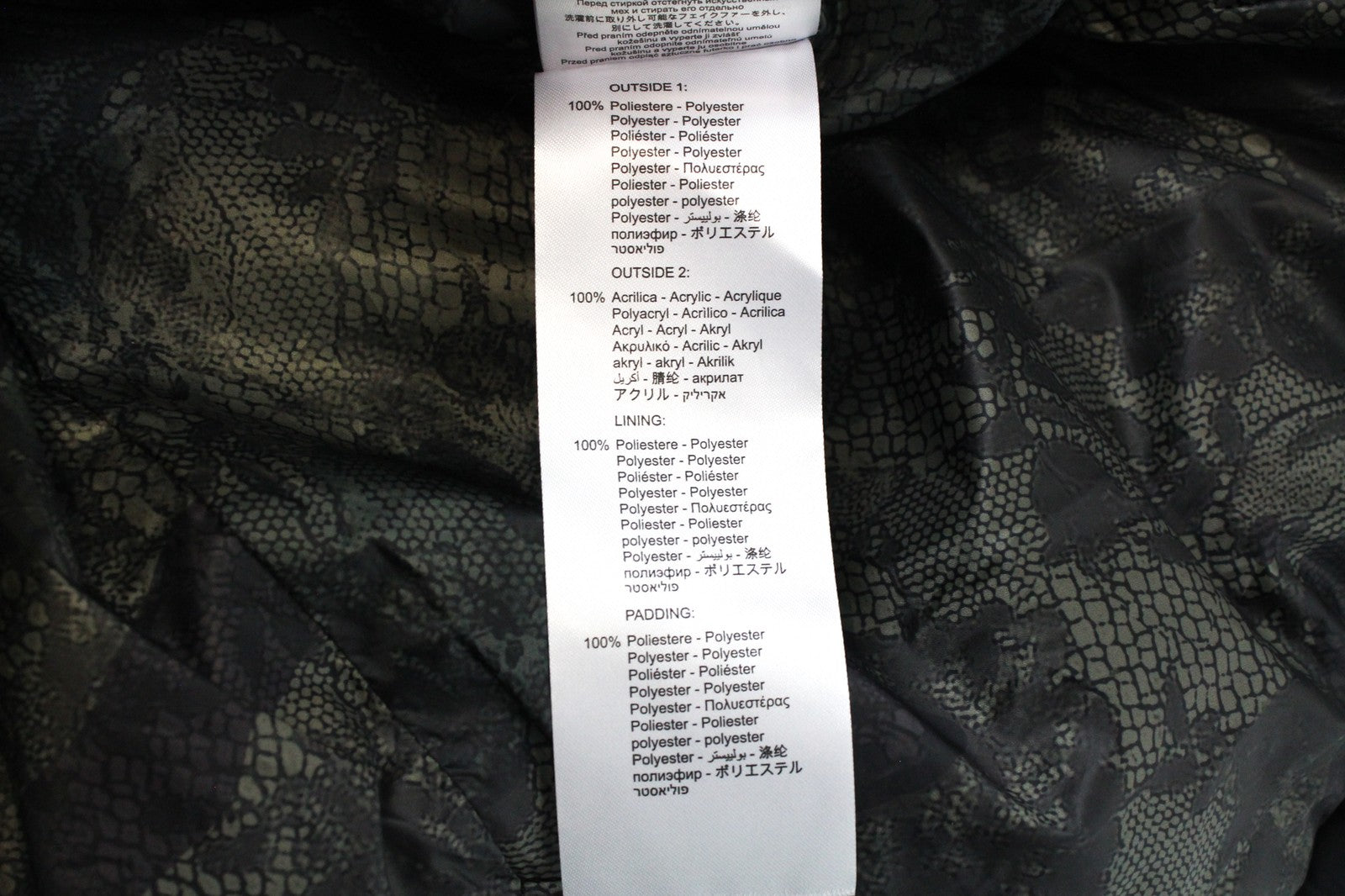 REPLAY S Black Faux Fur Padded Women's Parka Hooded Lined Zipped Jacket