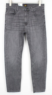 LEE Rider Men's Jeans W30/L30 Slim Grey Washed Denim Stretch Cotton Fit