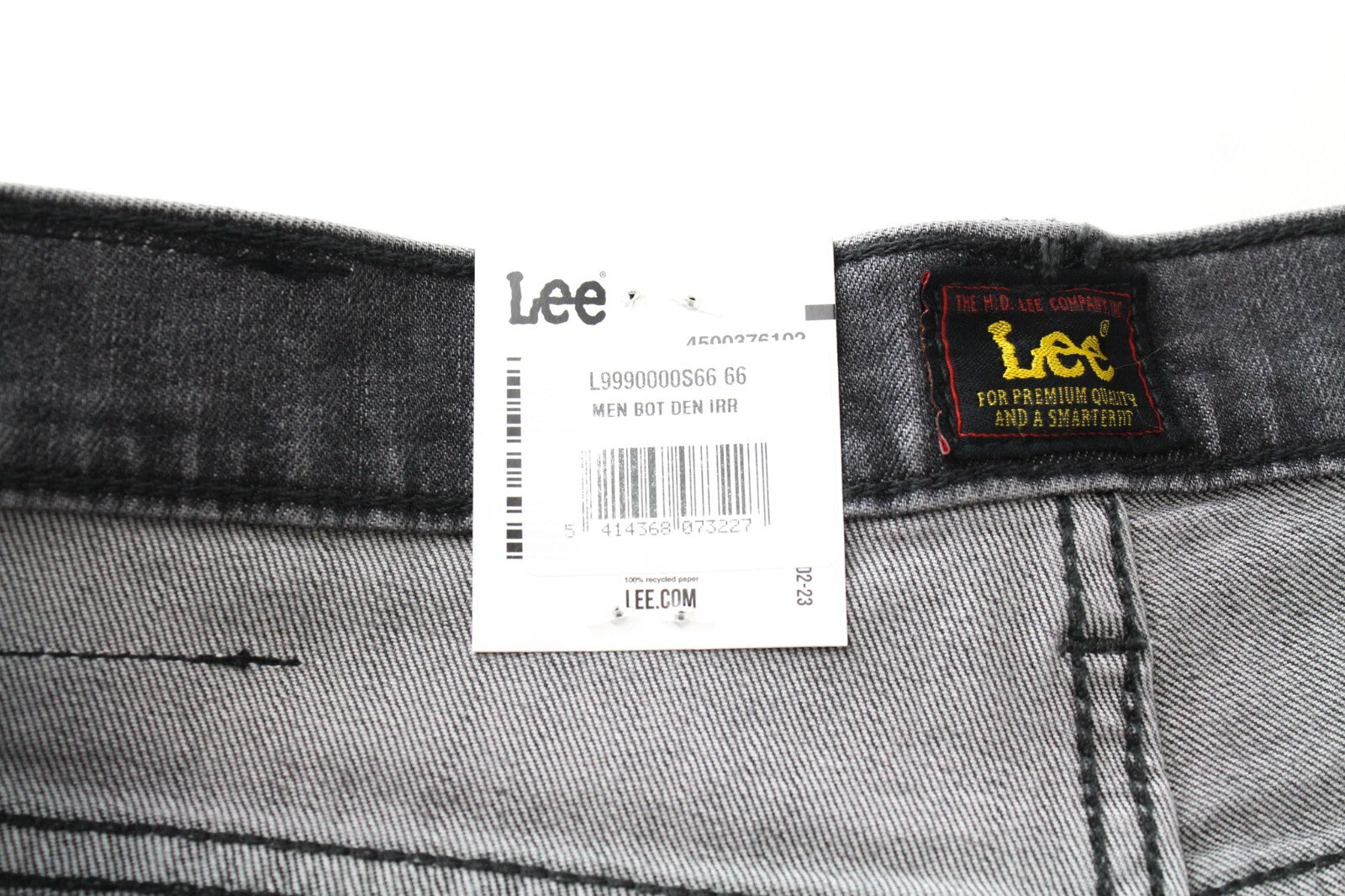 LEE Rider Men's Jeans W30/L30 Slim Grey Washed Denim Stretch Cotton Fit