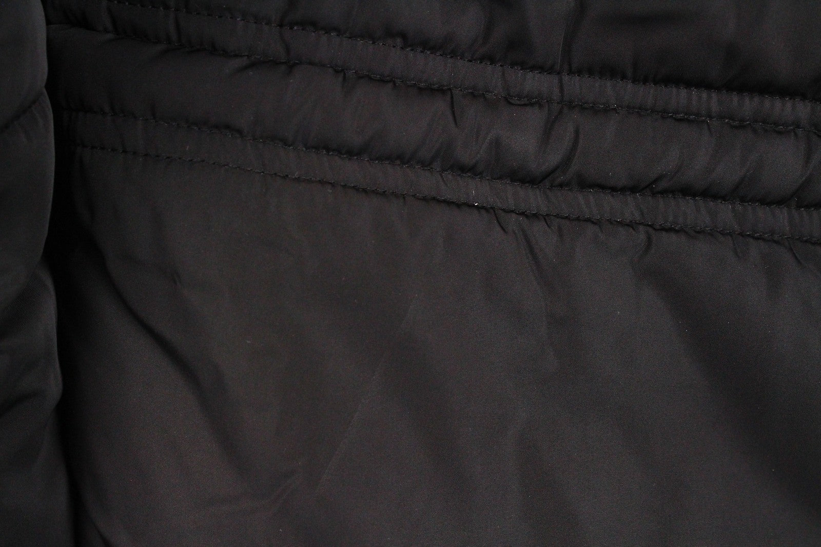 REPLAY Women's Jacket M Black Faux Fur Padded Hooded Lined Zipped Parka