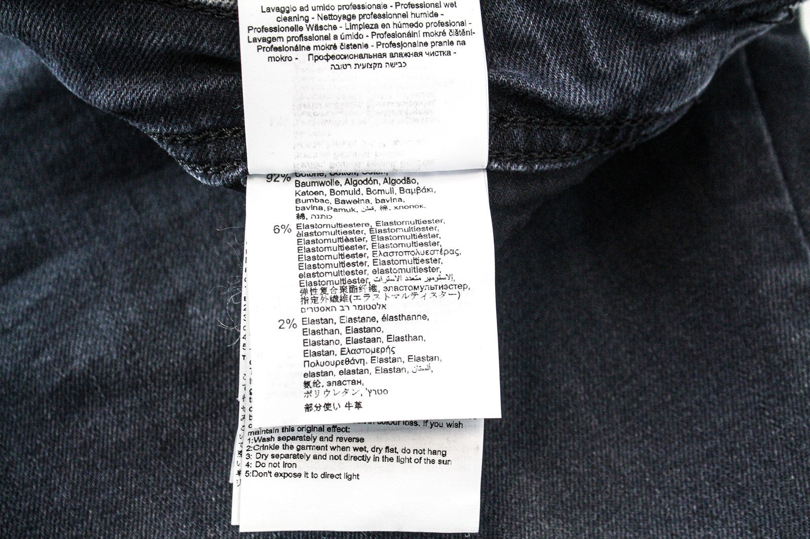 REPLAY Anbass vyriški W27/L30 ploni pilkai mėlyni skalbto džinso tamprūs medvilniniai džinsai