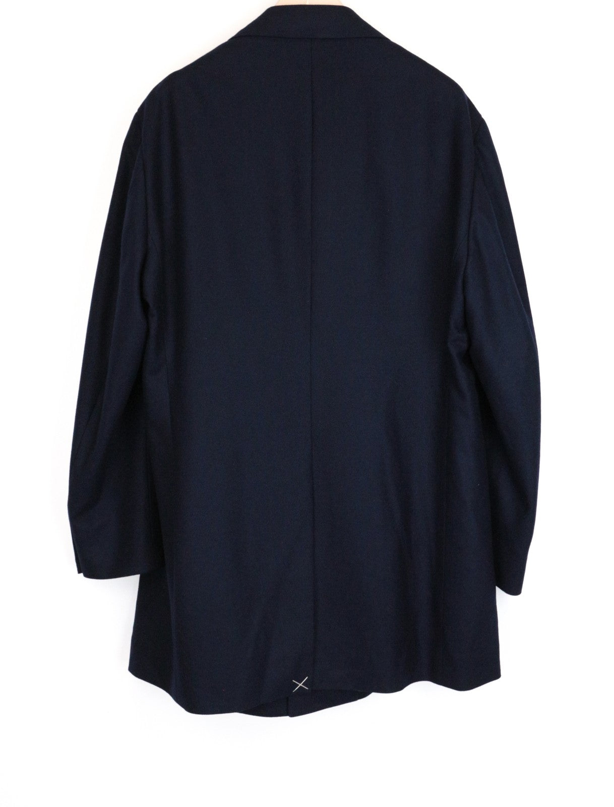 SUITSUPPLY Vicenza UK50S Men's Navy Wool Coat Lined Single-Breasted Formal