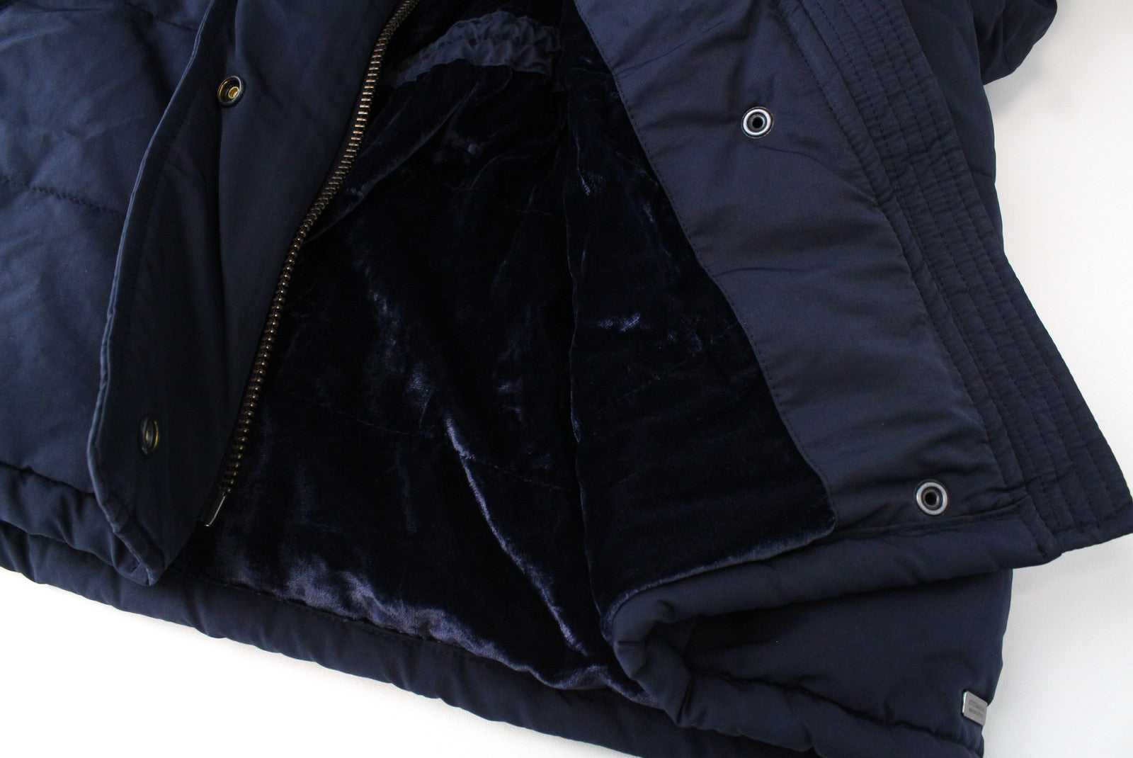 MAISON SCOTCH Women's Jacket S Blue Hooded Lined Padded Casual Outerwear