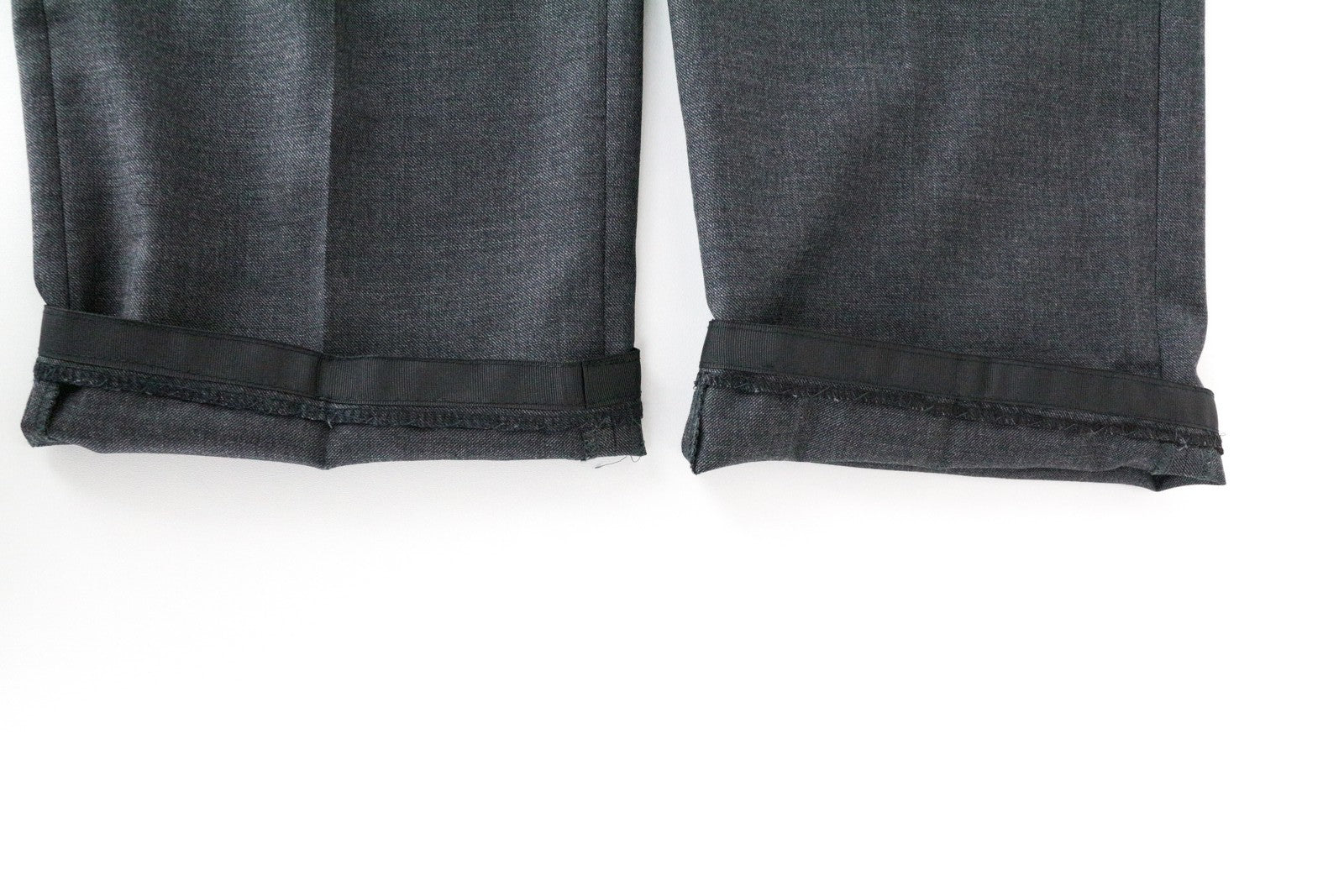 SUITSUPPLY UK44S Brescia Grey Wool Trousers Super 110's Pleated