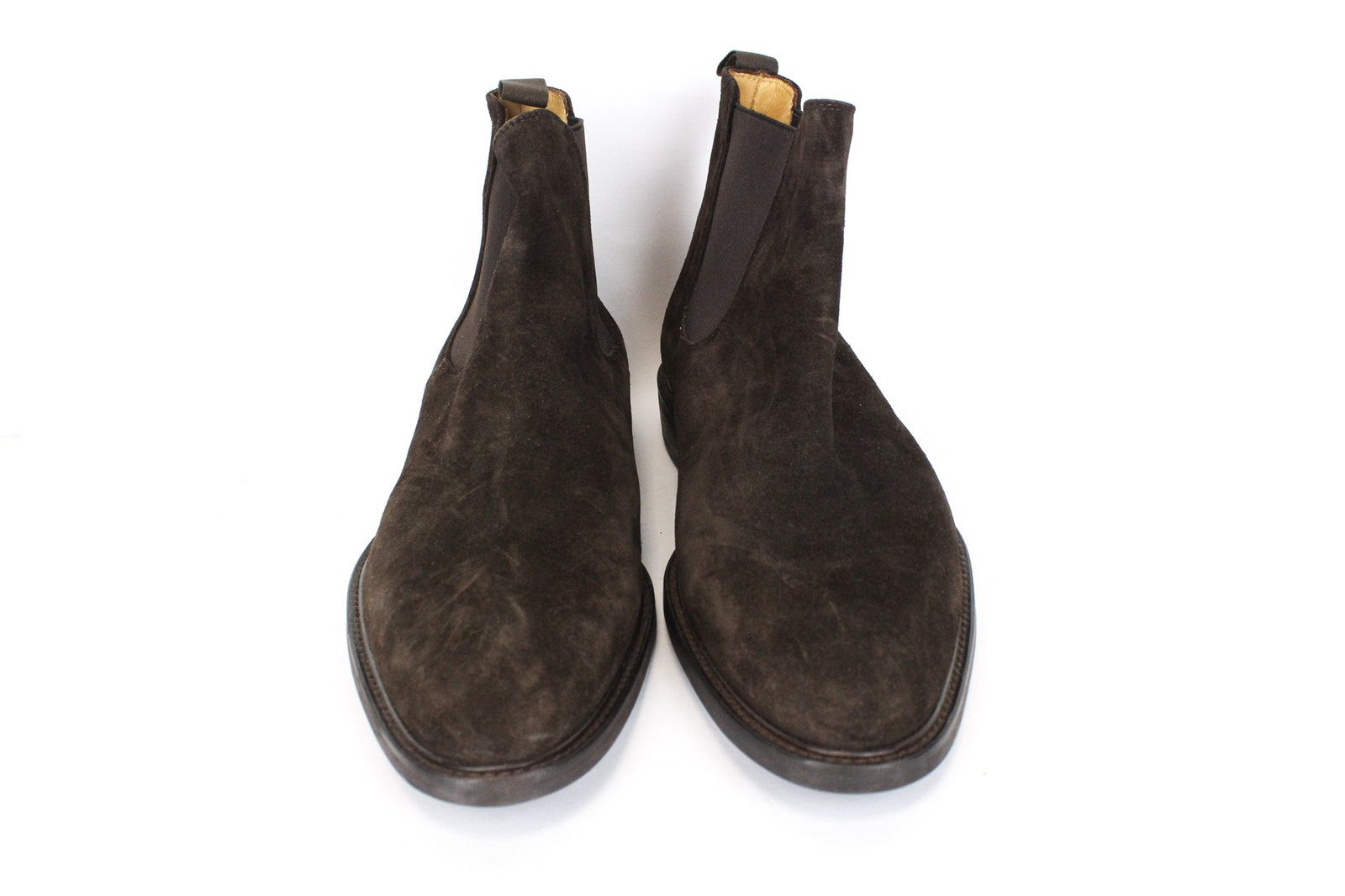 SUITSUPPLY EU44 Men's Brown Suede High Top Shoes Autumn Spring