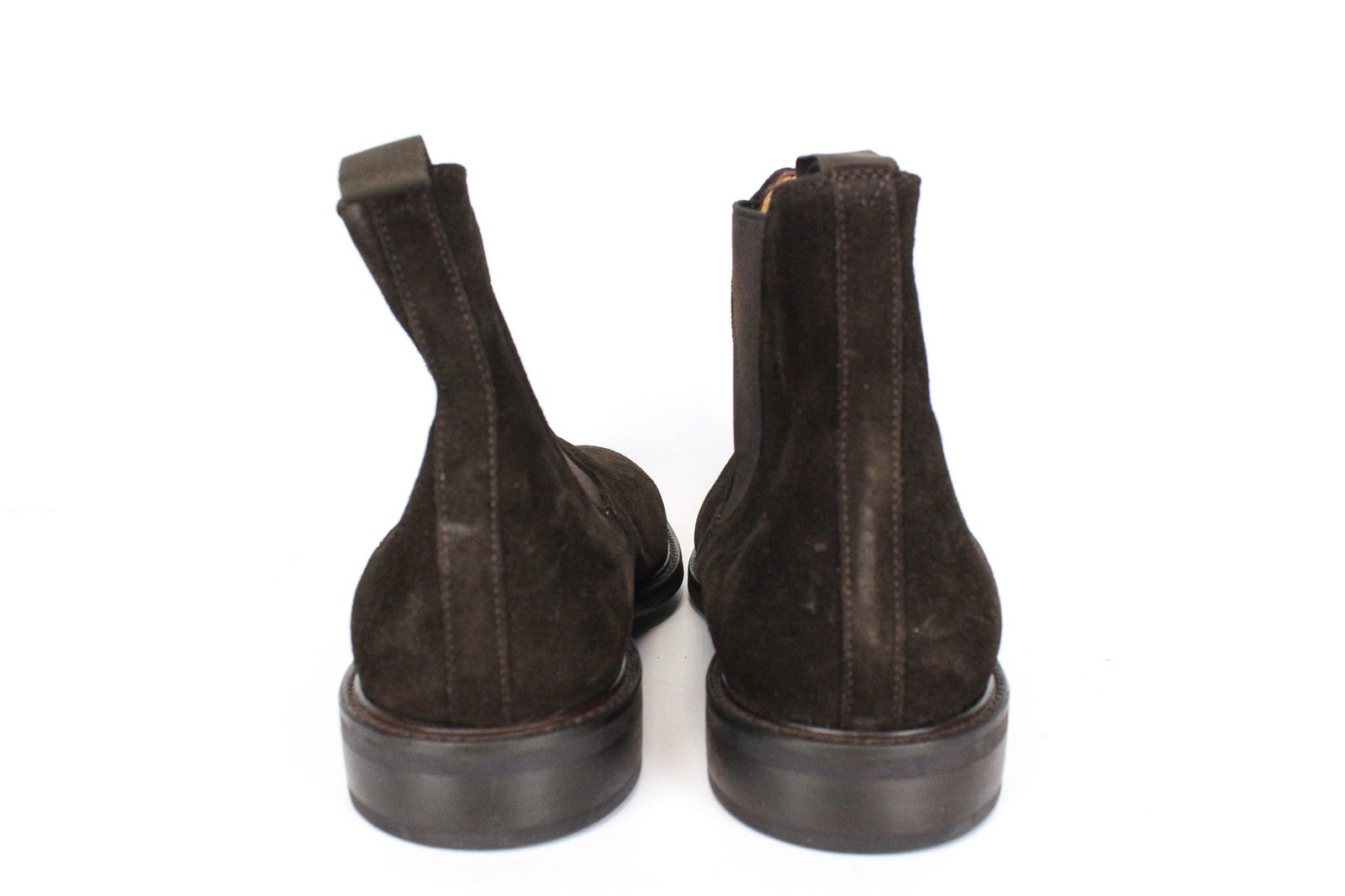 SUITSUPPLY EU44 Men's Brown Suede High Top Shoes Autumn Spring