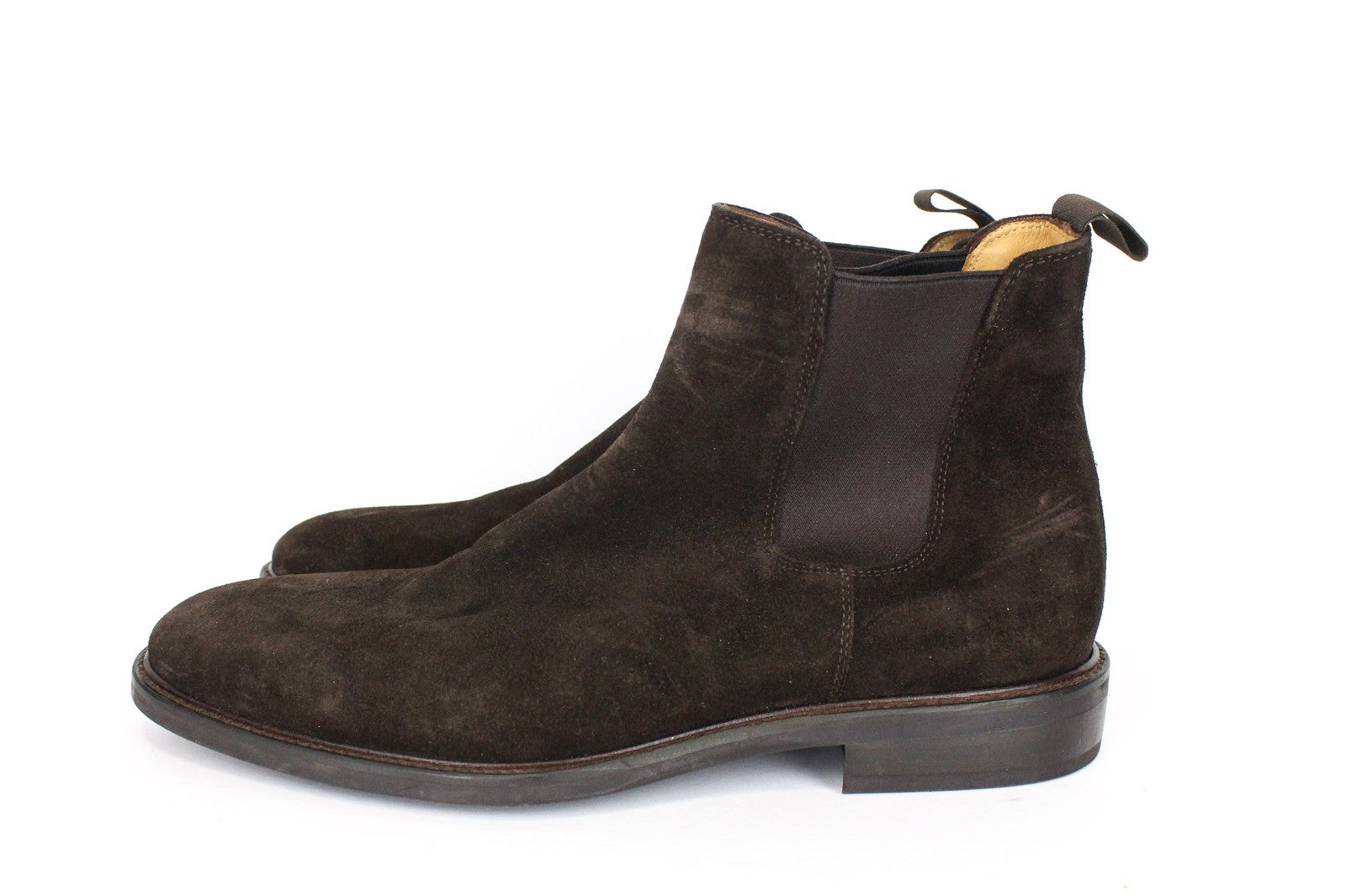 SUITSUPPLY EU44 Men's Brown Suede High Top Shoes Autumn Spring