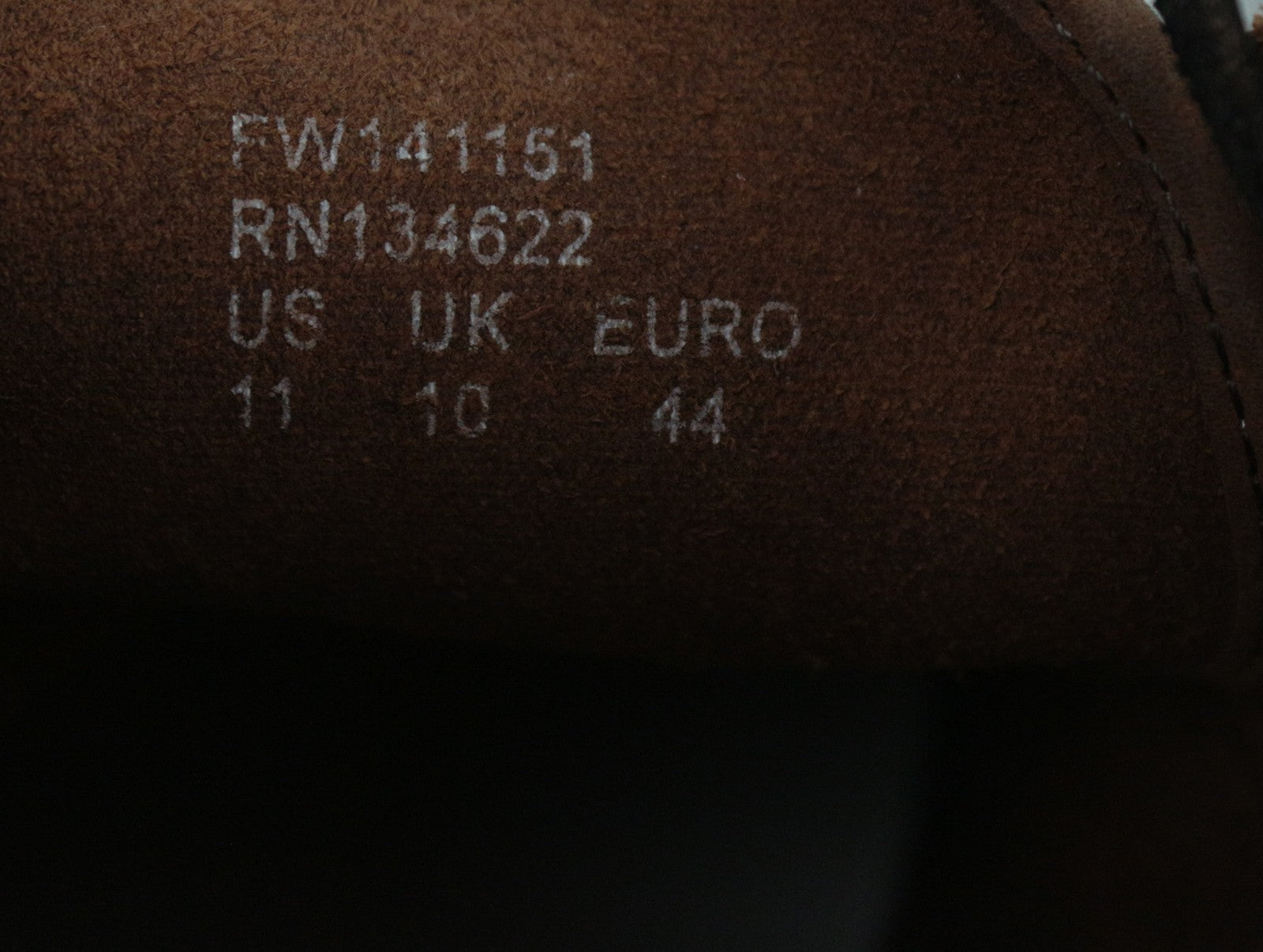 SUITSUPPLY Men's EU44 Brown Lace-Up High Top Casual Shoes