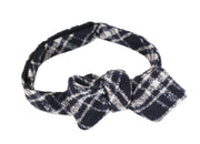 SUITSUPPLY Blue Checked Bowtie OS Wool Blend Pre-Tied Men's Formal